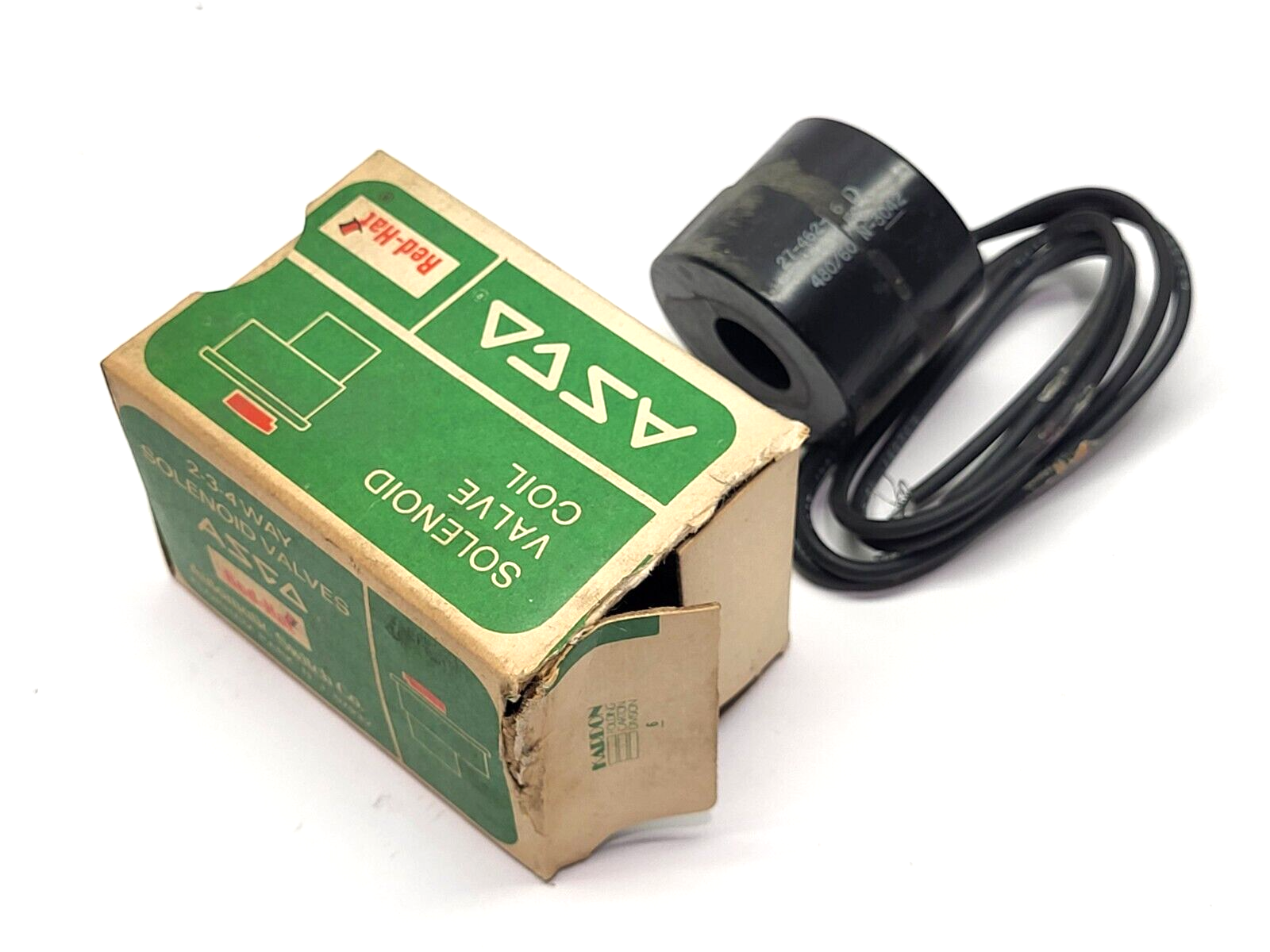 Asco 27-462-6-D Red Hat Solenoid Valve Coil - Maverick Industrial Sales