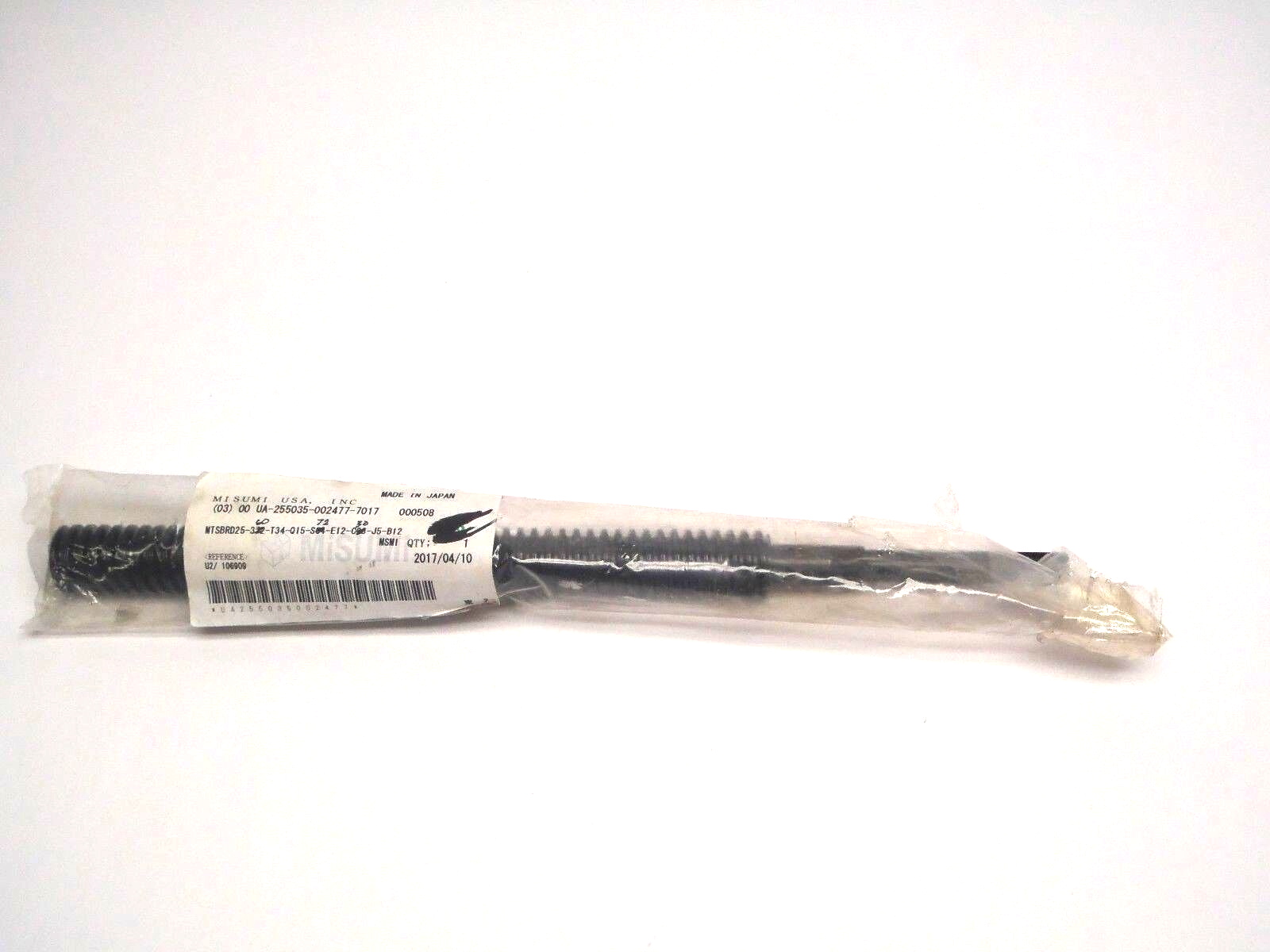 Misumi MTSBRD25-360-T34-Q15-S72-E12-C30-J5-B12 Lead Screw One End Stepped - Maverick Industrial Sales
