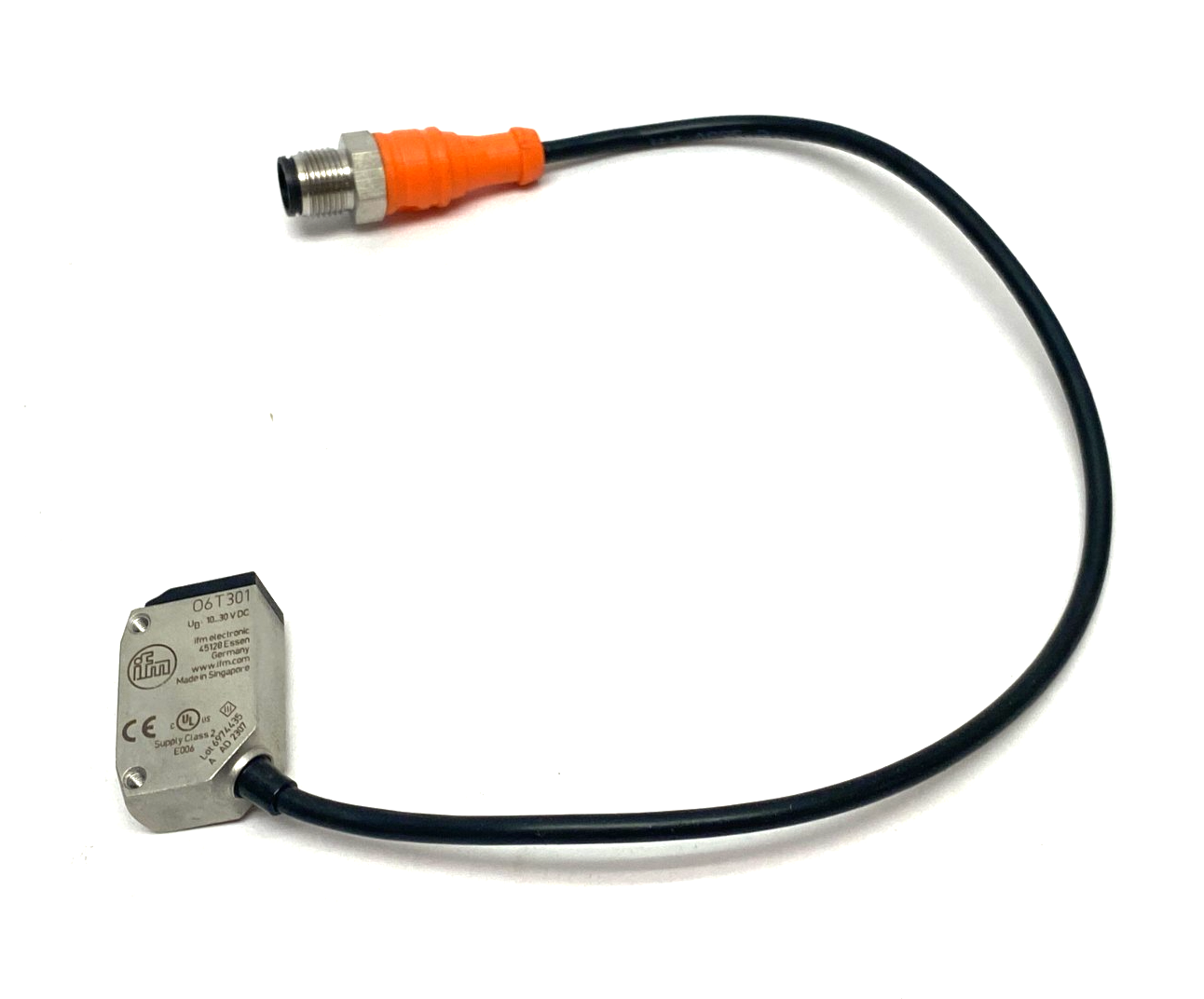 Ifm O6T-FPKG/0,30m/US Diffuse Reflection Sensor 5-500mm Range O6T301 - Used - Maverick Industrial Sales