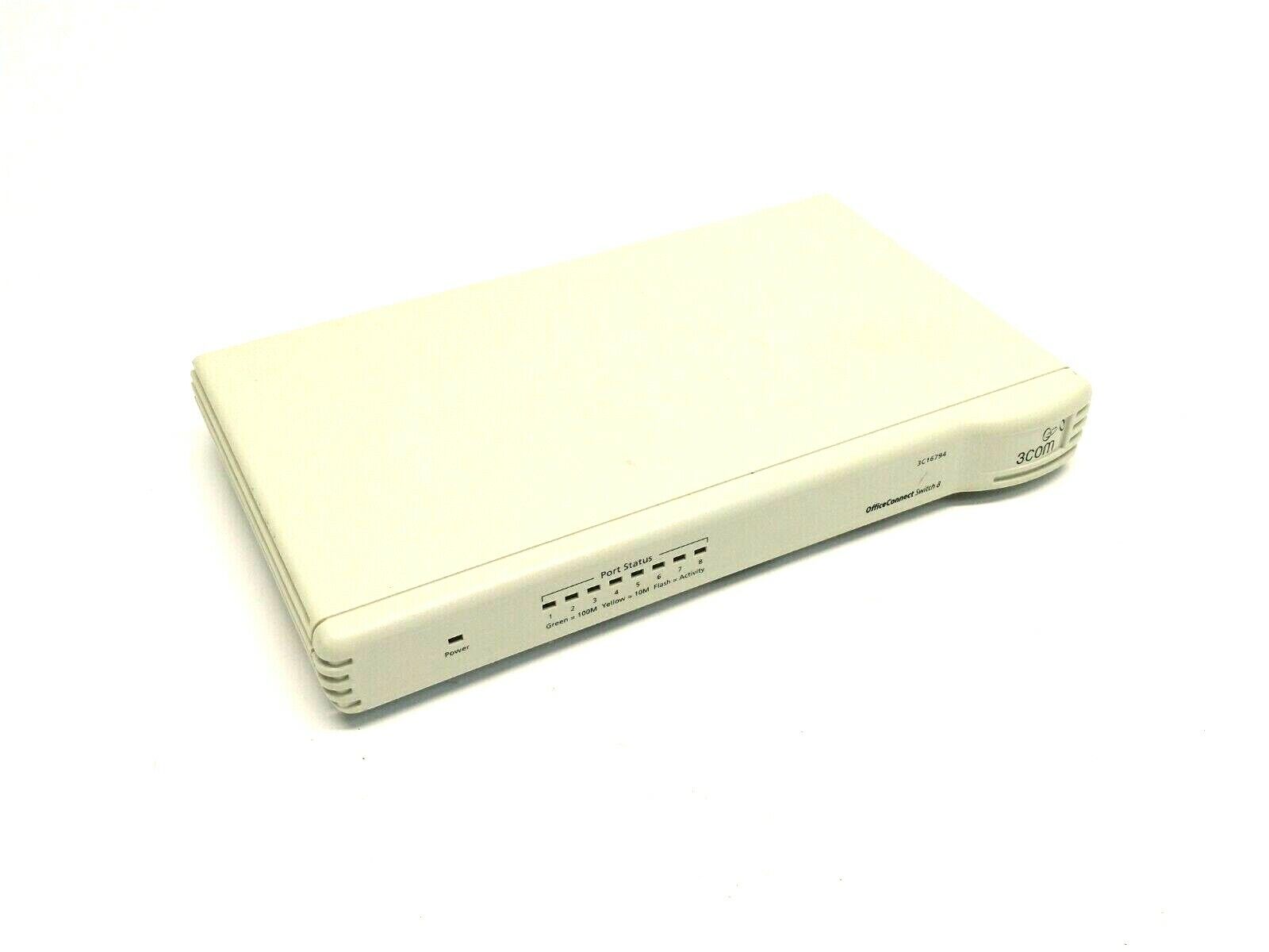 3Com 1679-410-000-1.00 OfficeConnect Switch 8 3C16794 - Used - Maverick Industrial Sales