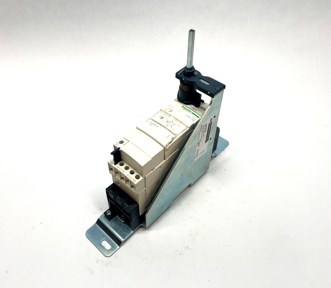 LUCA 12BL | Schneider Electric LUCA12BL Starter Control Unit & Base, LU9AP00 Bracket - Used - Maverick Industrial Sales