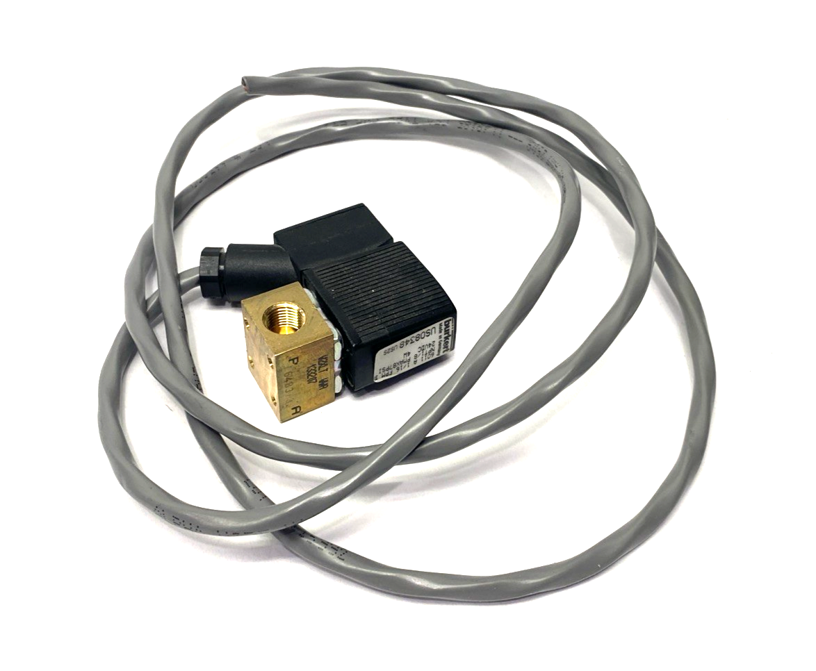 6011 A 1/16 FPM B | Burkert Solenoid Valve 1/8" NPT 87 PSI 24VDC 4W - Used - Maverick Industrial Sales