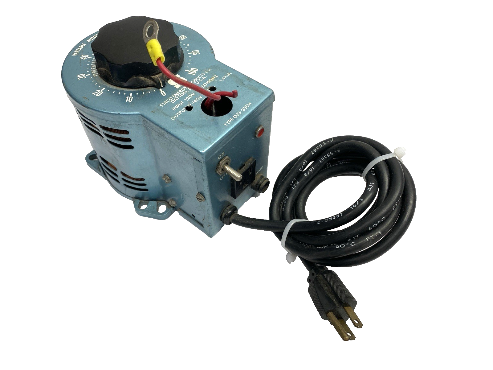 033-3504 | Staco Variable Autotransformer - For parts or not working - Maverick Industrial Sales