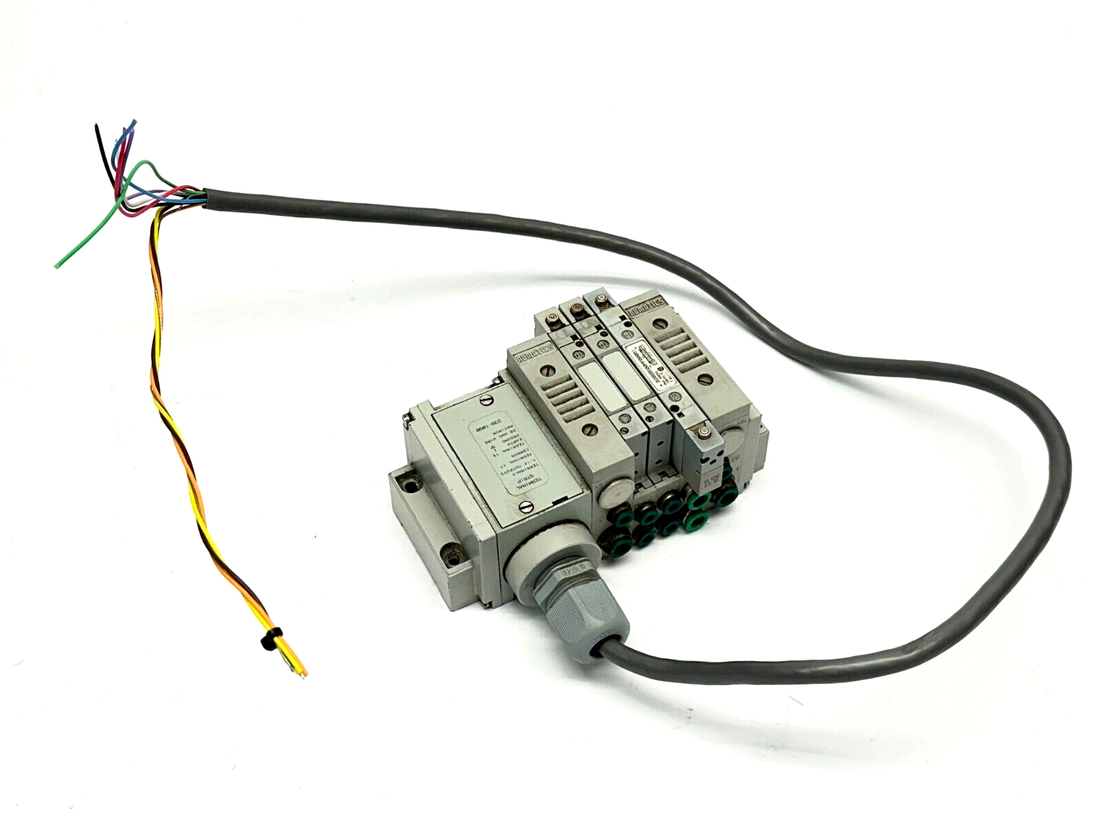 239-1090 | Numatics Manifold Assembly w/ Terminal Strip 020BB500MP00061 - Used - Maverick Industrial Sales