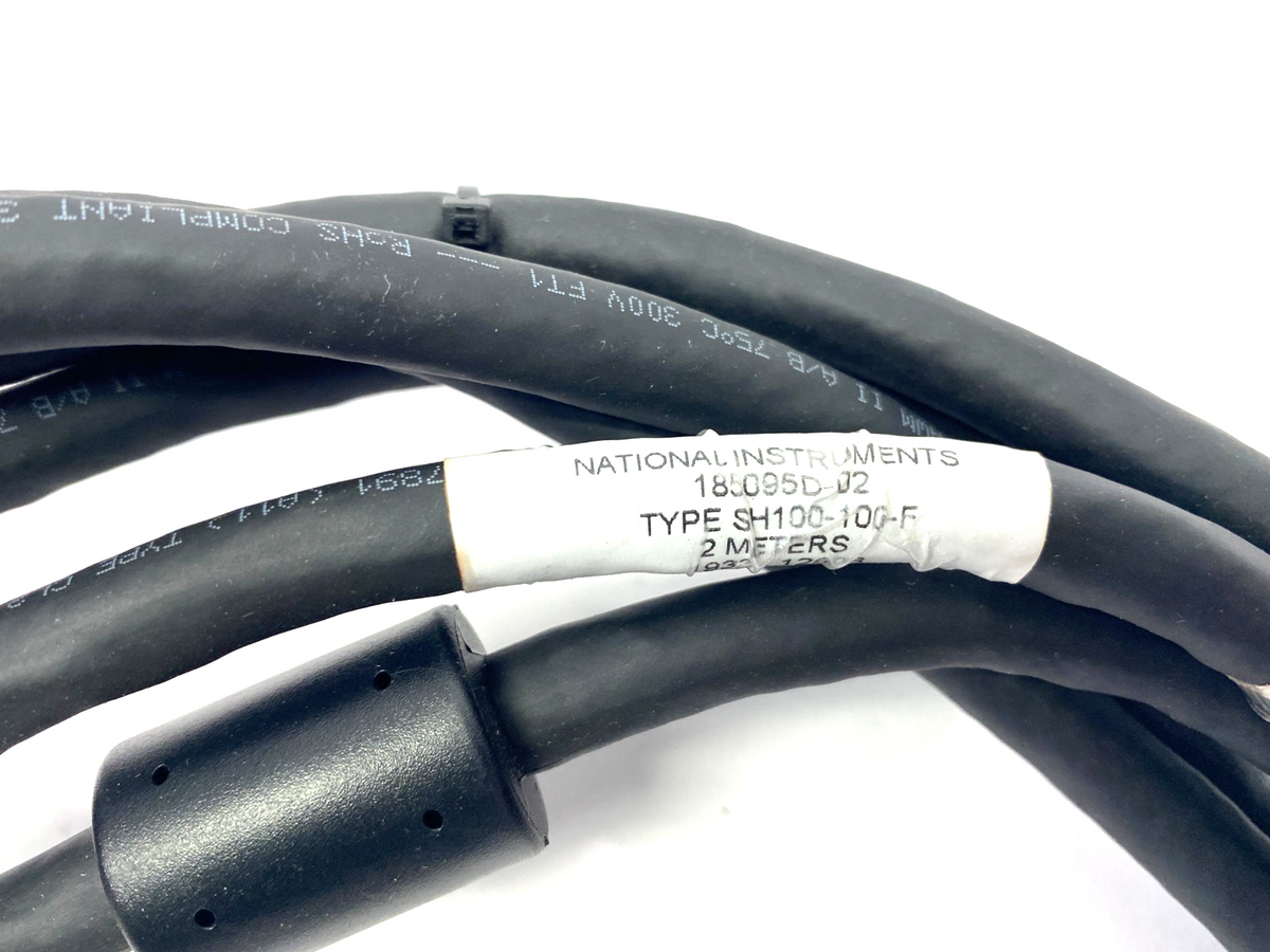 185095D-02 | National Instruments Flex Cable 100-Pin 2m Length SH100-100-F - Used - Maverick Industrial Sales