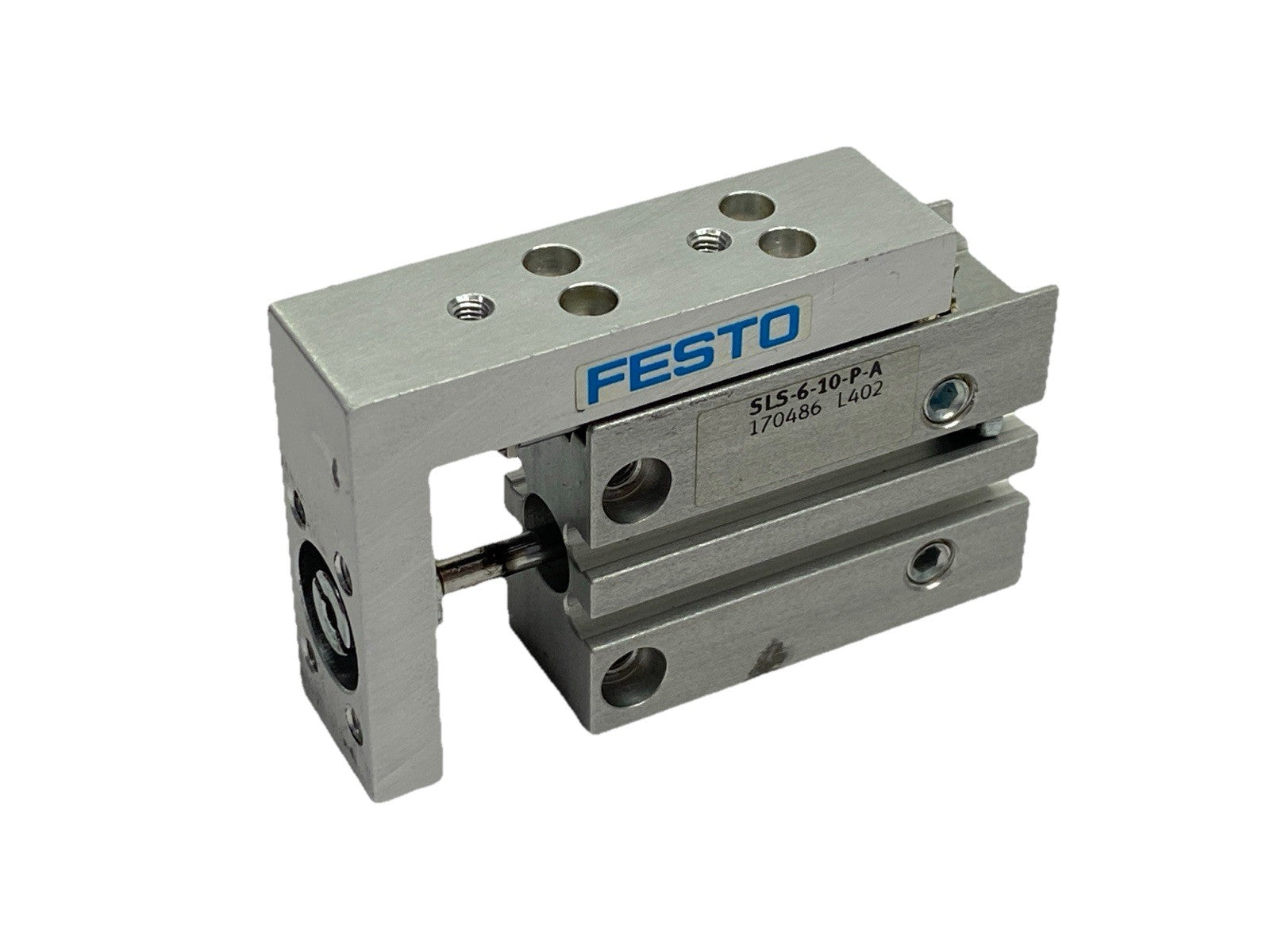 Festo SLS-6-10-PA Pneumatic Mini Slide 6mm Bore 10mm Stroke 170486 - Maverick Industrial Sales