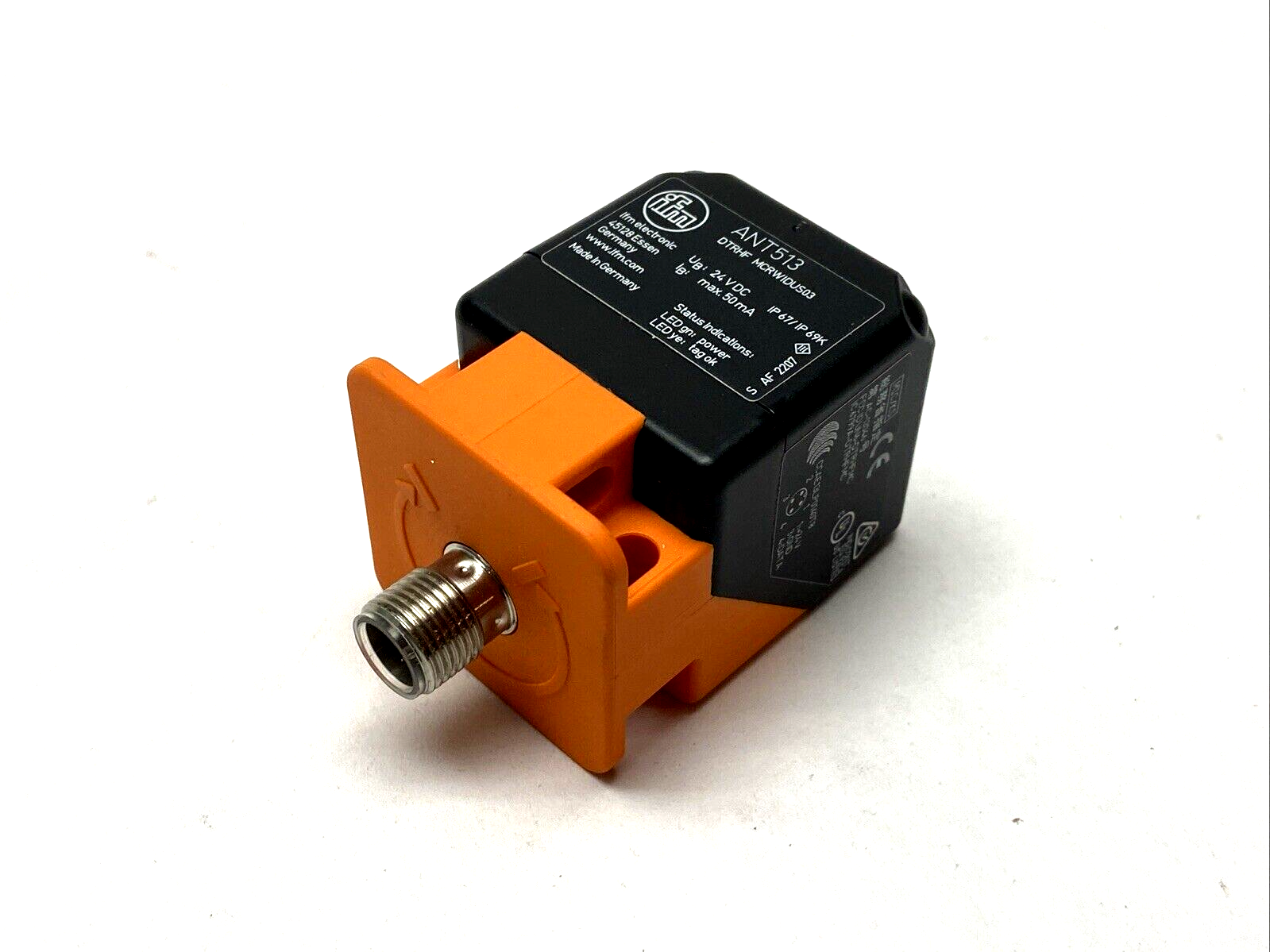 IFM ANT513 RFID Read/Write Head DTRHF MCRWIDUS03 - Used - Maverick Industrial Sales