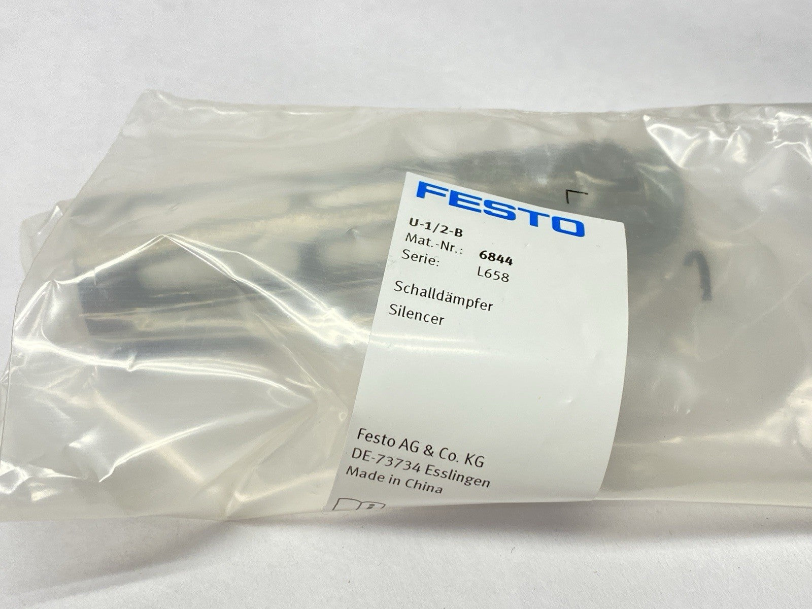 Festo MS6-EM1-1/2-S-UL1 Manual On/Off Valve, Rotary, w/ Silencer 541279 - Maverick Industrial Sales