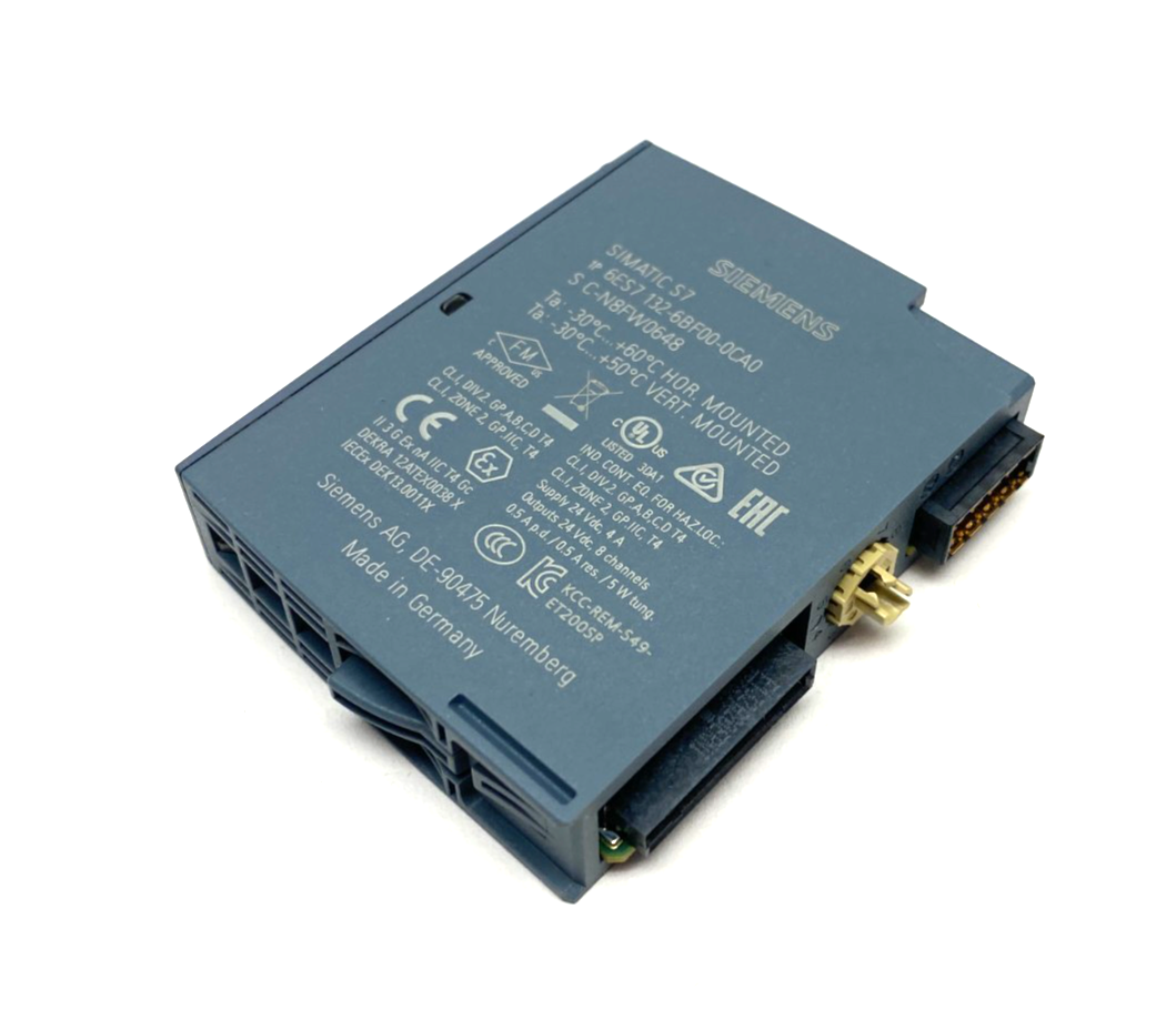 Siemens 6ES7132-6BF00-0CA0 SIMATIC ET 200SP Digital Output Module DQ 8x 24VDC - Maverick Industrial Sales