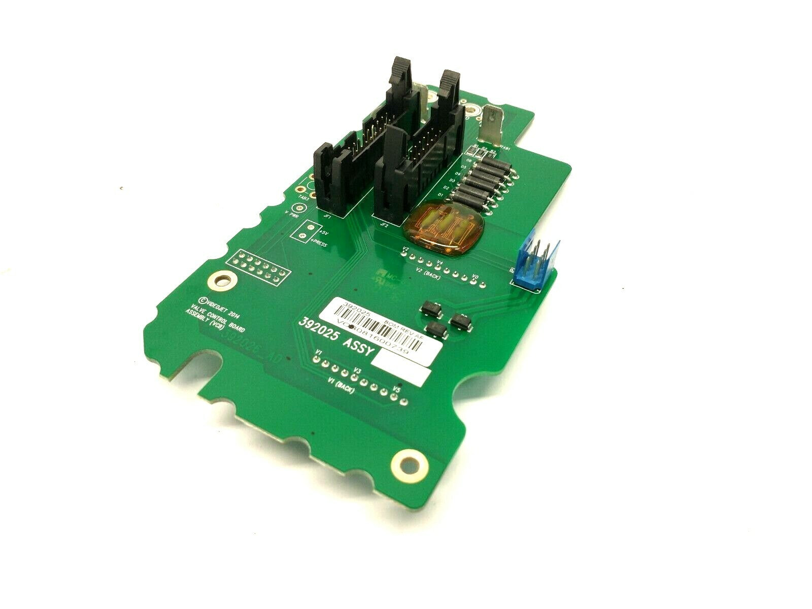 Videojet 392025 Rev. AF Valve Control Board Assembly VCB081600739 - For parts or not working - Maverick Industrial Sales
