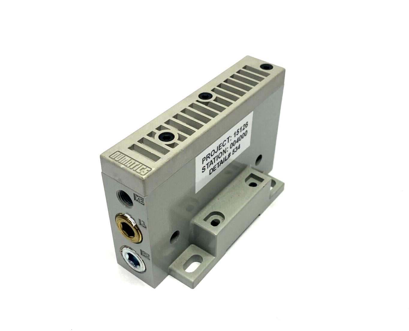 Numatics 239-2396 End Plate Kit 1/2" NPT, Right Side - Used - Maverick Industrial Sales