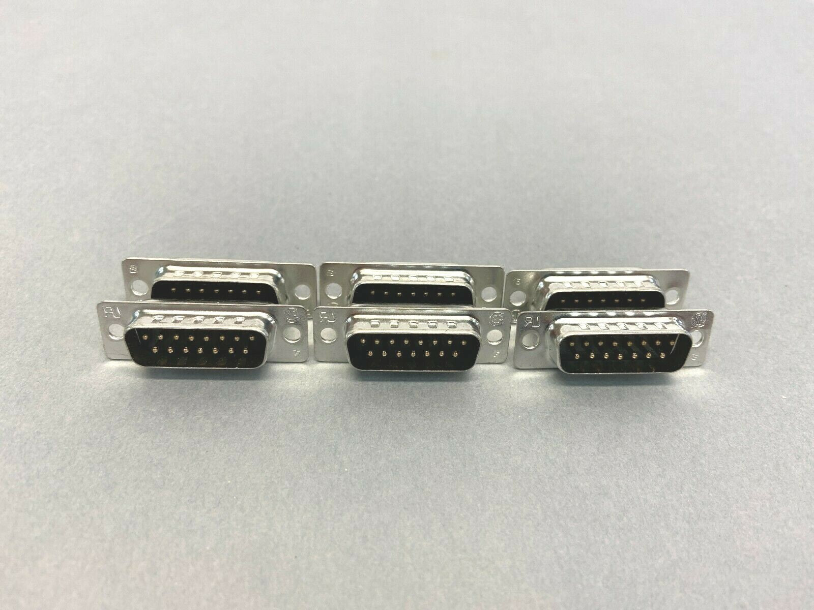 TE Connectivity 5-747908-2 D-Sub 15 Pin Male Connector LOT OF 6 - Maverick Industrial Sales