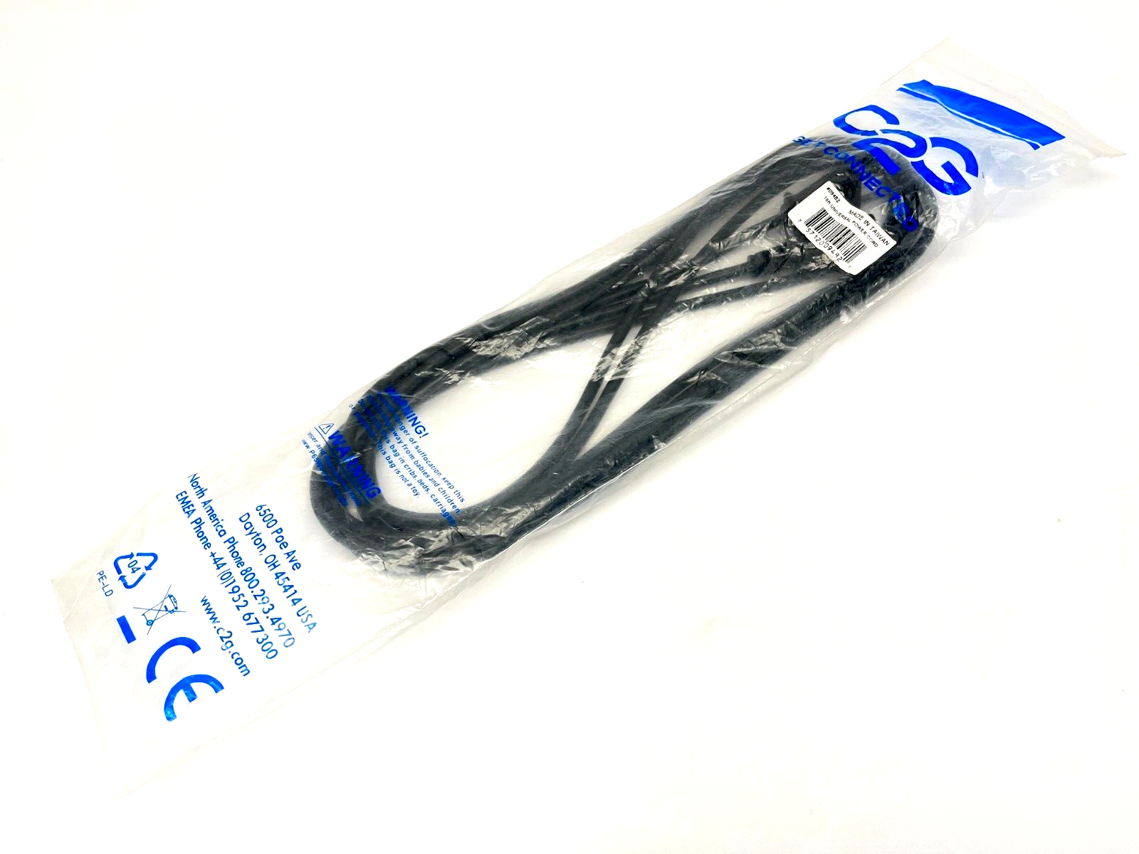 09482 | C2G Universal Power Cord 15ft - New - Maverick Industrial Sales