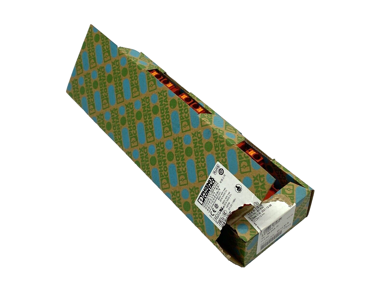 Phoenix Contact 3211815 Terminal Block PT 6 RD LOT OF 44 - New – Open box - Maverick Industrial Sales