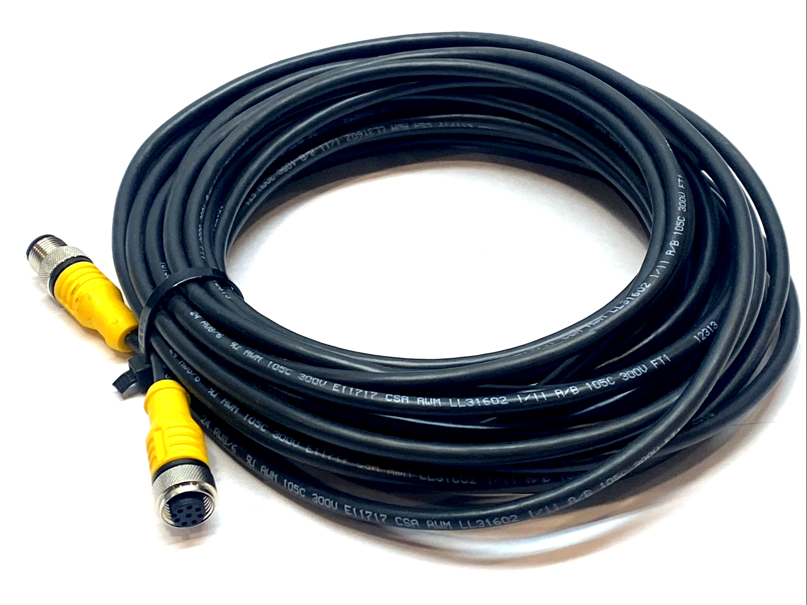 Turck RKC 8.6T-10-RSC 8.6T Shielded PVC Cordset 10m M12 8-Pin Eurofast - Maverick Industrial Sales