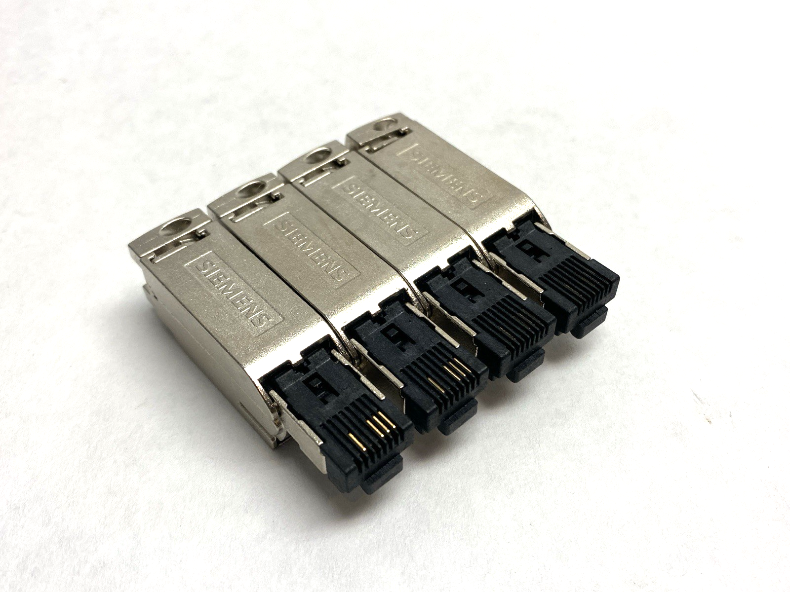 Siemens 6GK1901-1BB10-2AB0 SIMATIC NET Industrial Ethernet RJ45 Plug LOT OF 4 - Maverick Industrial Sales