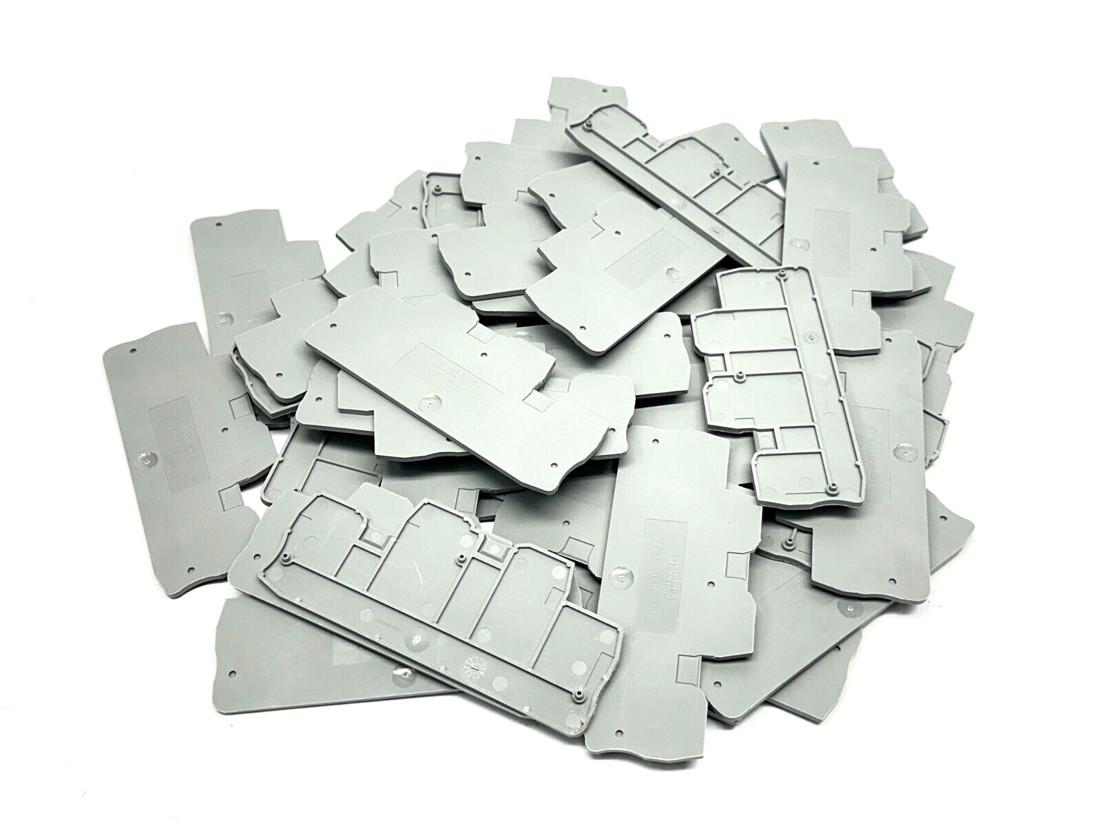 Phoenix Contact D-QTTCB 1,5 End Cover Gray 3205187 LOT OF 37 - Used - Maverick Industrial Sales