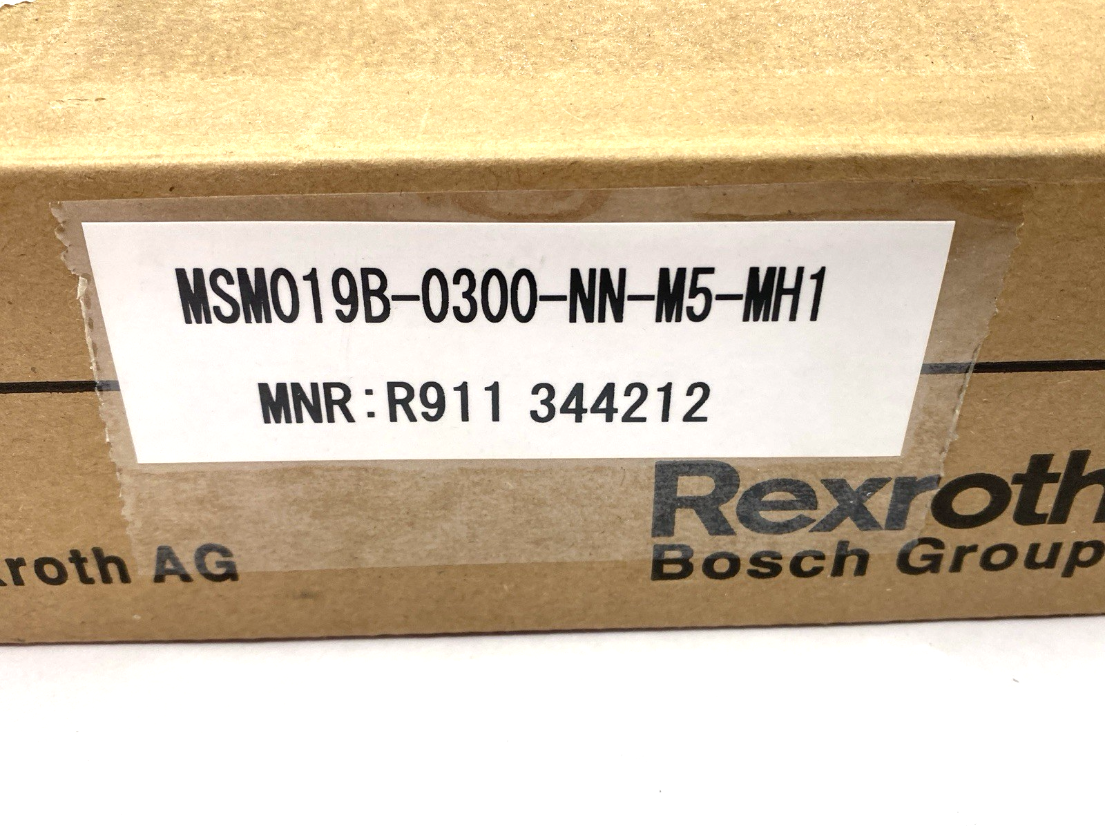 Rexroth MSM019B-0300-NN-M5-MH0 Servo Motor R911344211 - New – Open box - Maverick Industrial Sales