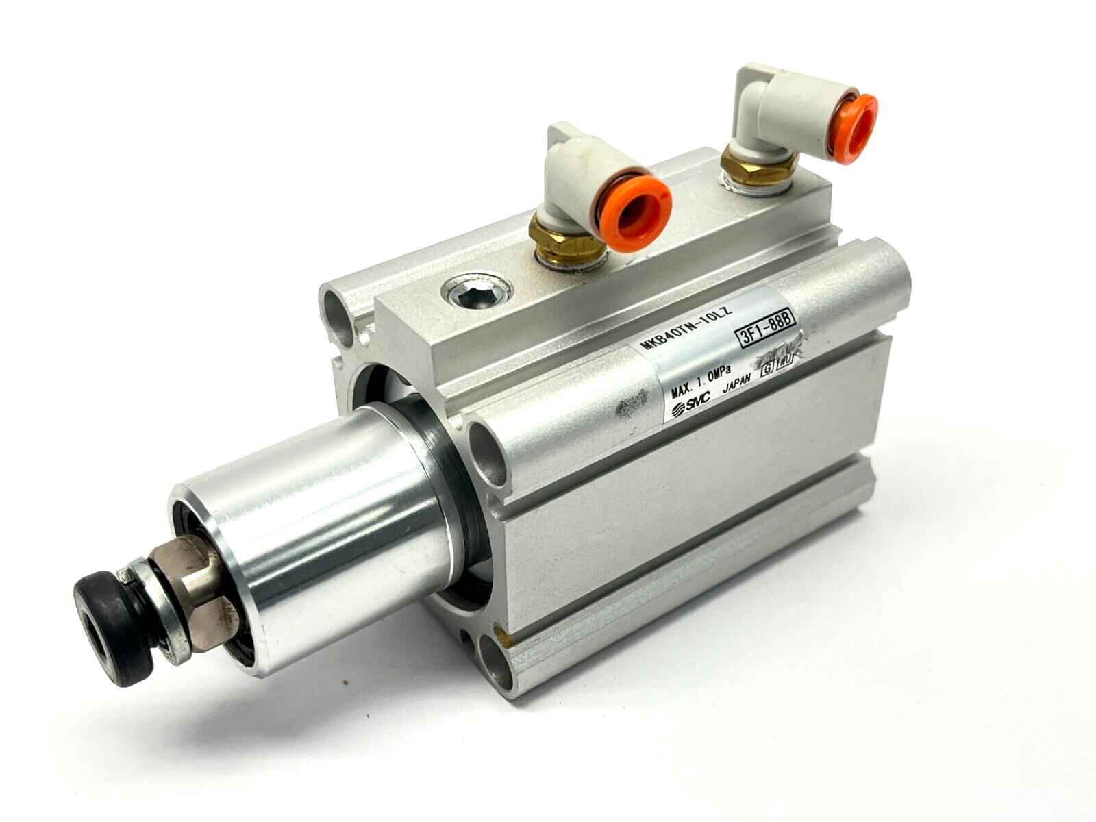 MKB40TN-10LZ | SMC Pneumatic Cylinder Rotary Clamp 40mm Bore 10mm Stroke - Used - Maverick Industrial Sales