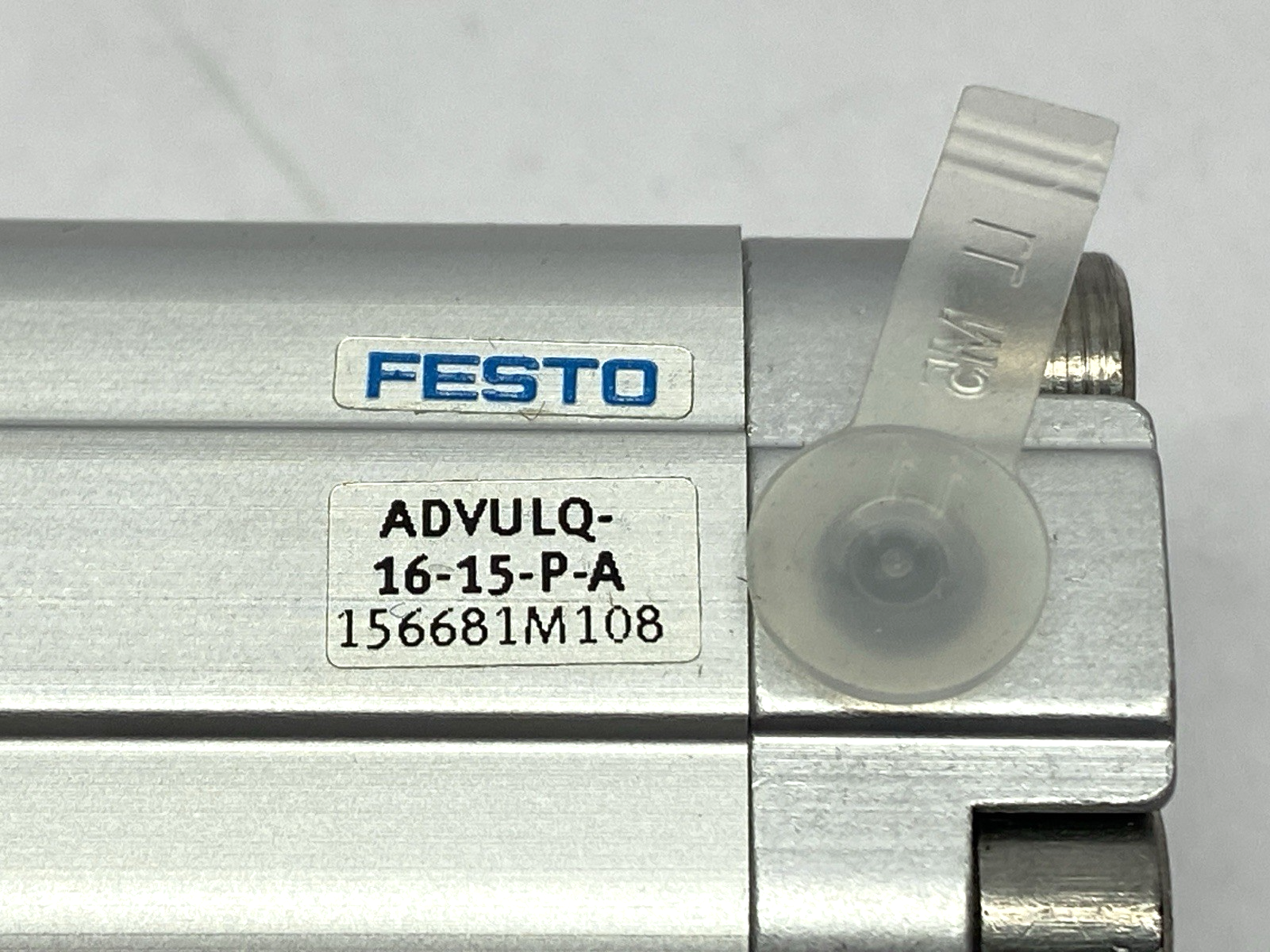 Festo ADVULQ-16-15-P-A Compact Pneumatic Cylinder 15mm Stroke 15661M108 - Maverick Industrial Sales