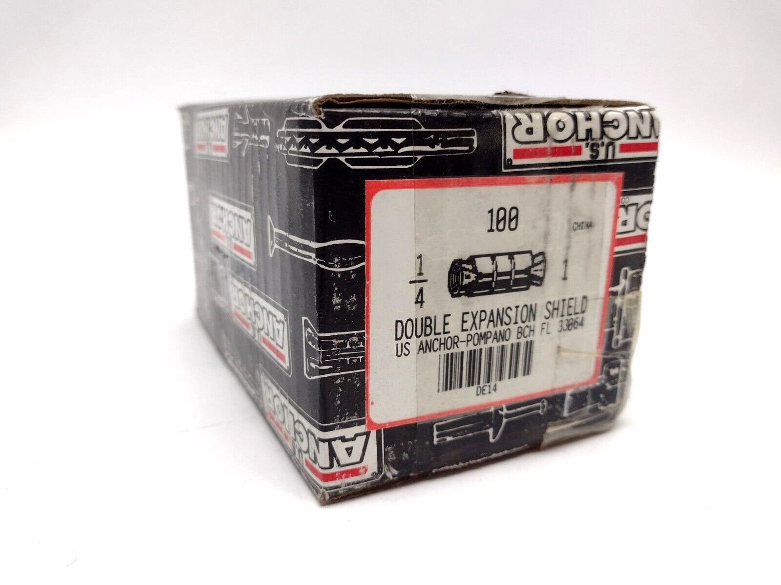 DE14 | US Anchor 1/4-1 Double Expansion Shield BOX of 100 Pieces - New - Maverick Industrial Sales