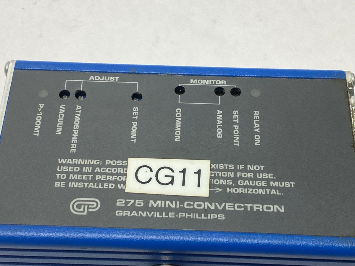 275806-EU | Granville Phillips 275 Mini-Convectron Vacuum Pressure Gauge Module - For parts or not working - Maverick Industrial Sales