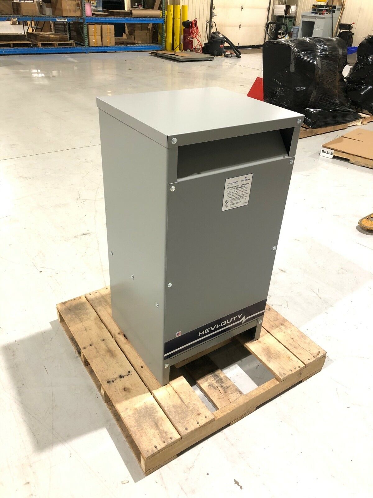 Emerson ES5HB50S Hevi-Duty General Purpose Transformer 50 KVA 240X480-120/240 1P - Maverick Industrial Sales