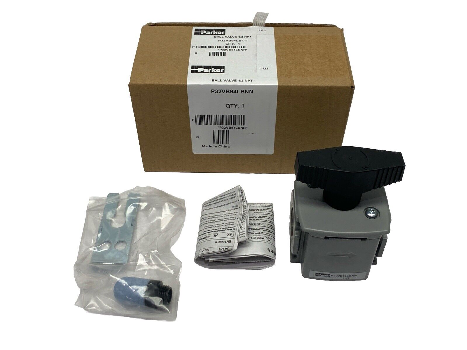 Parker P32VB94LBNN Modular Ball Valve 1/2" NPT - New – Open box - Maverick Industrial Sales