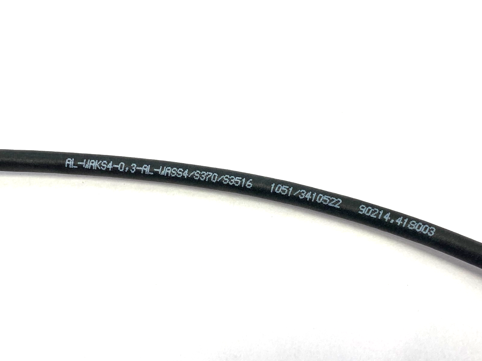 Escha AL-WAKS4-0,3-AL-WASS4/S370/S3516 Straight Dbl-Ended Cordset 90214.418003 - Maverick Industrial Sales