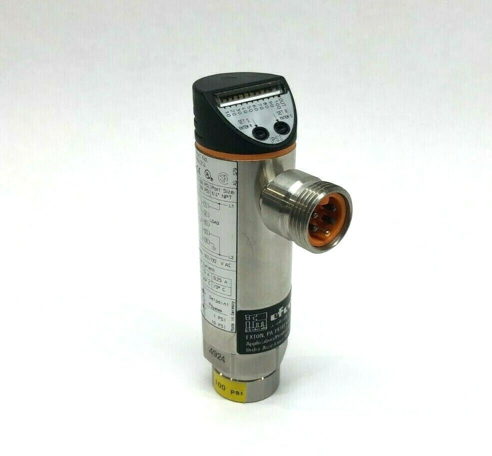 IFM Efector PB4214 Electronic Pressure Switch Sensor, 4294 - New – Open box - Maverick Industrial Sales