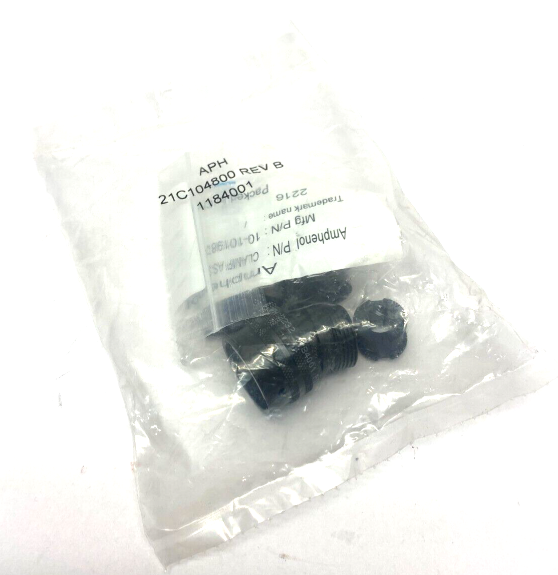 Amphenol 21C104800 Rev B Mating Connector Clamp Assembly Kit 10-101987-14Y - Maverick Industrial Sales