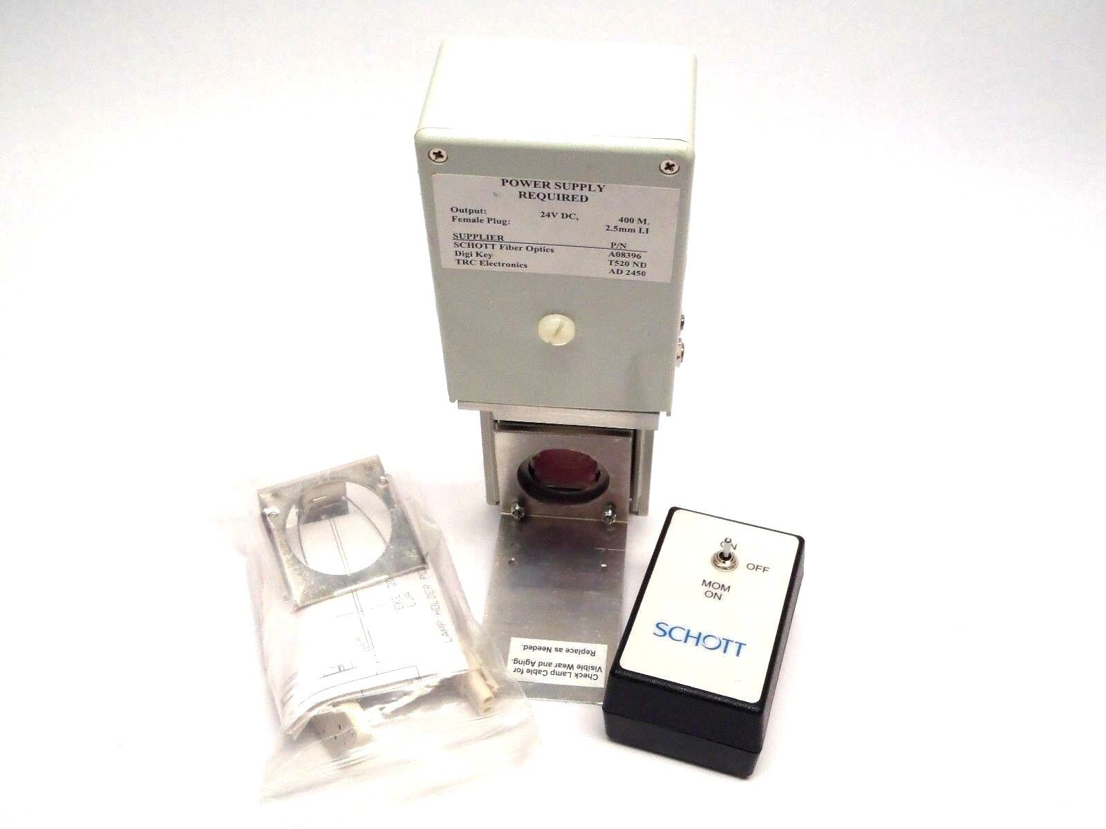 Schott A08390 Shutter Module 24VDC w/ Lamp Holder Hardware - Maverick Industrial Sales