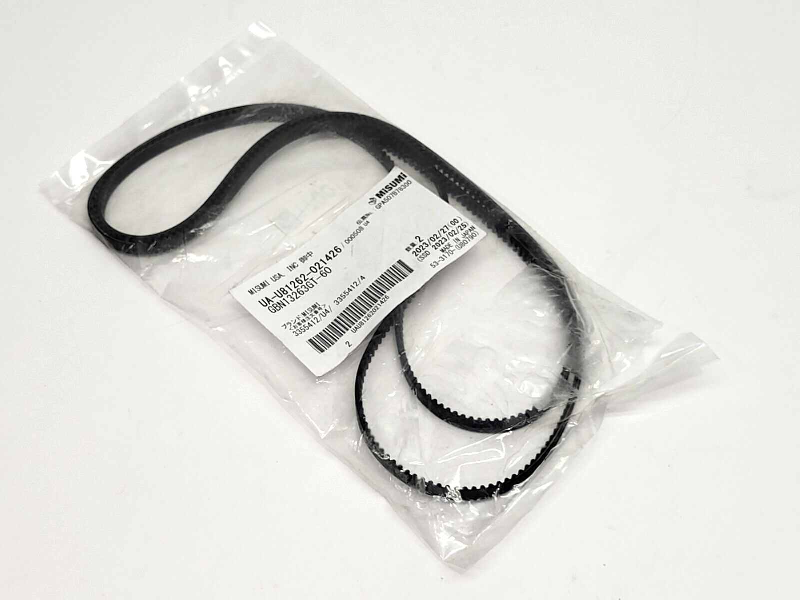 Misumi UA-U81262-021426 Timing Belt TEAR IN BAG - New - Maverick Industrial Sales