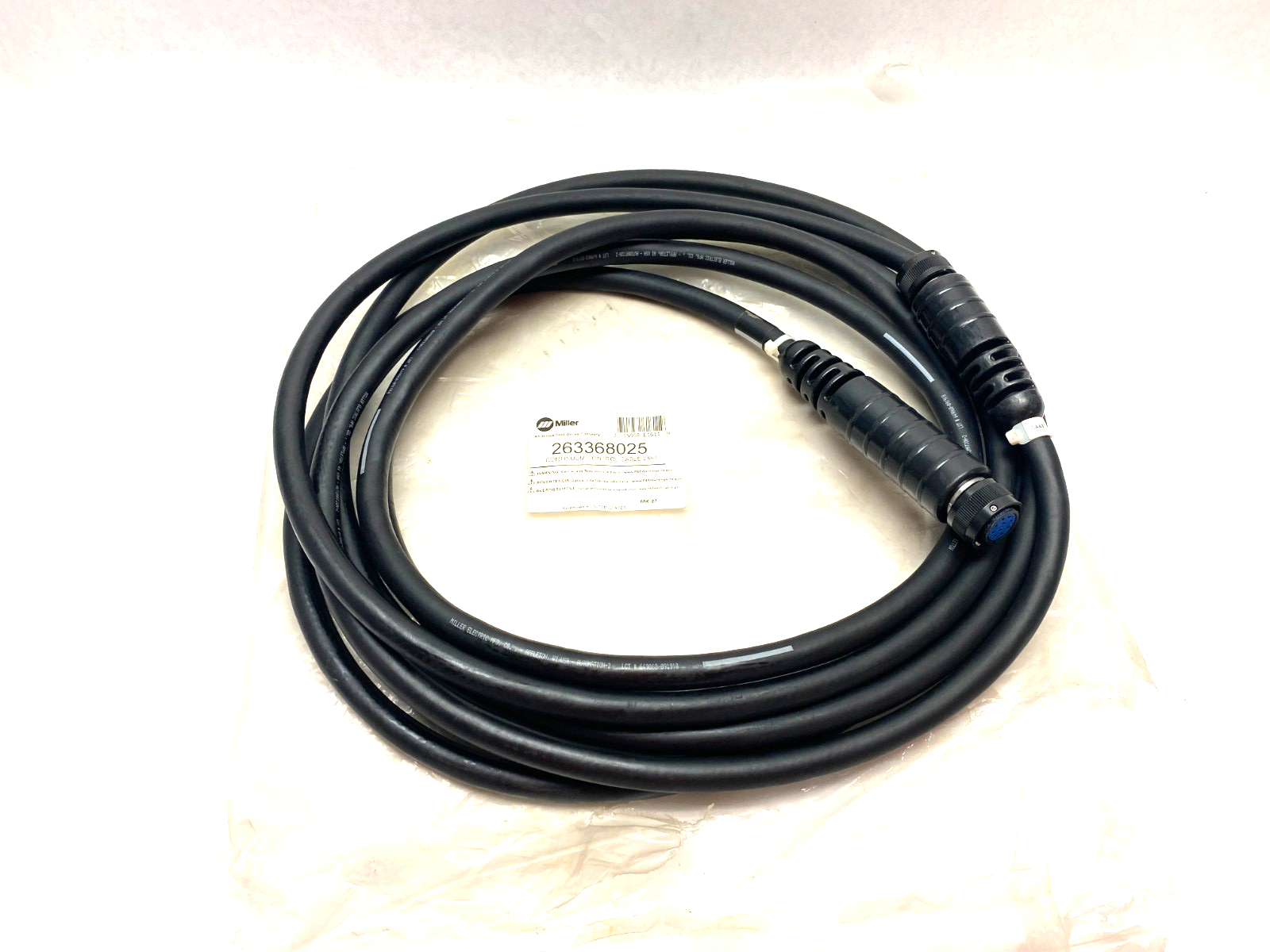 Miller Electric 263368025 Continuum Control/Motor Cable, 25ft Length - Maverick Industrial Sales