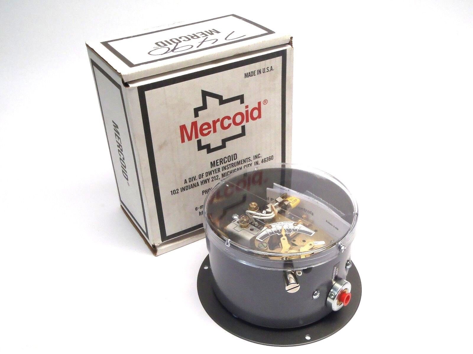 Mercoid DPS-233-3-64 Differential Pressure Switch - New – Open box - Maverick Industrial Sales