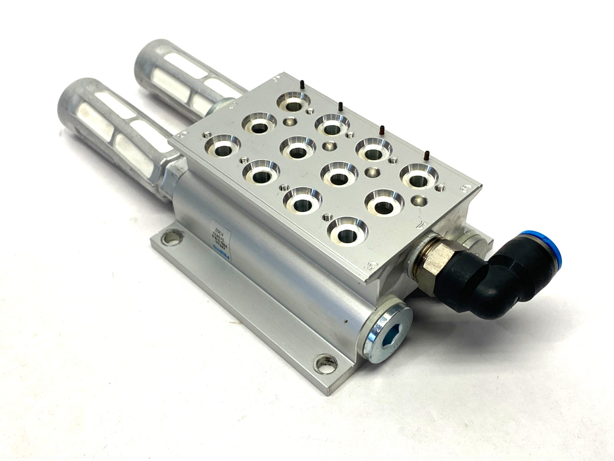 Festo CPE14-PRS-3/8-4 Pneumatic Manifold Block G3/8 Ports 54832 - Maverick Industrial Sales