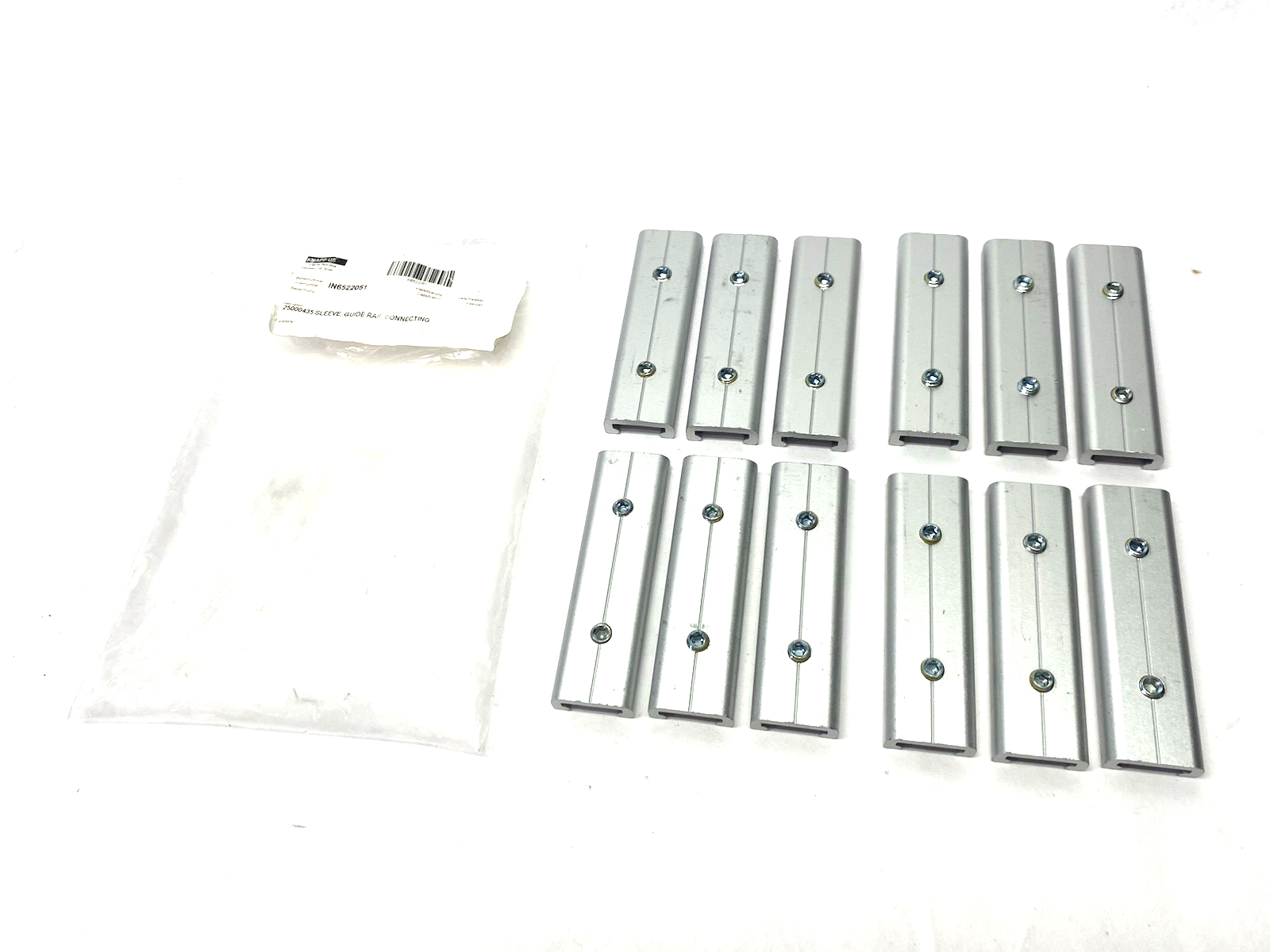Simplimatic 25000435 Conveyor Guide Rail Connecting Sleeve, Aluminum 12-PACK - Maverick Industrial Sales