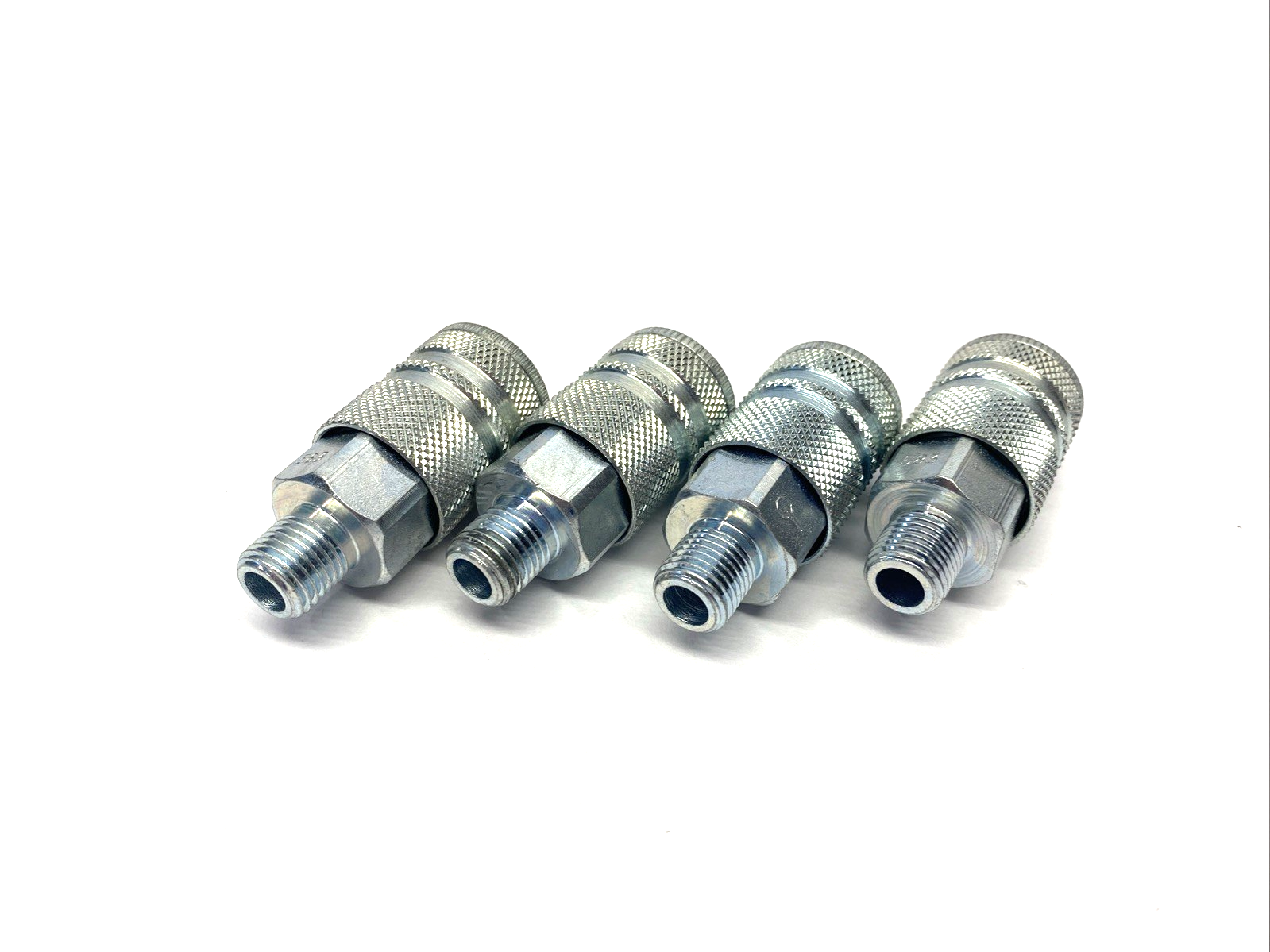 Coilhose 583 3/8" Industrial Interchange Coupler, 1/4" MPT A2089 LOT OF 4 - Maverick Industrial Sales