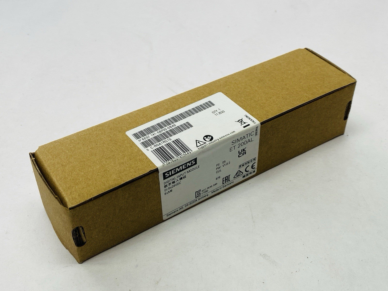 Siemens 6ES7 141-5BF00-0BA0 SIMATIC ET 200AL Digital Input Module 8x 24VDC - Maverick Industrial Sales