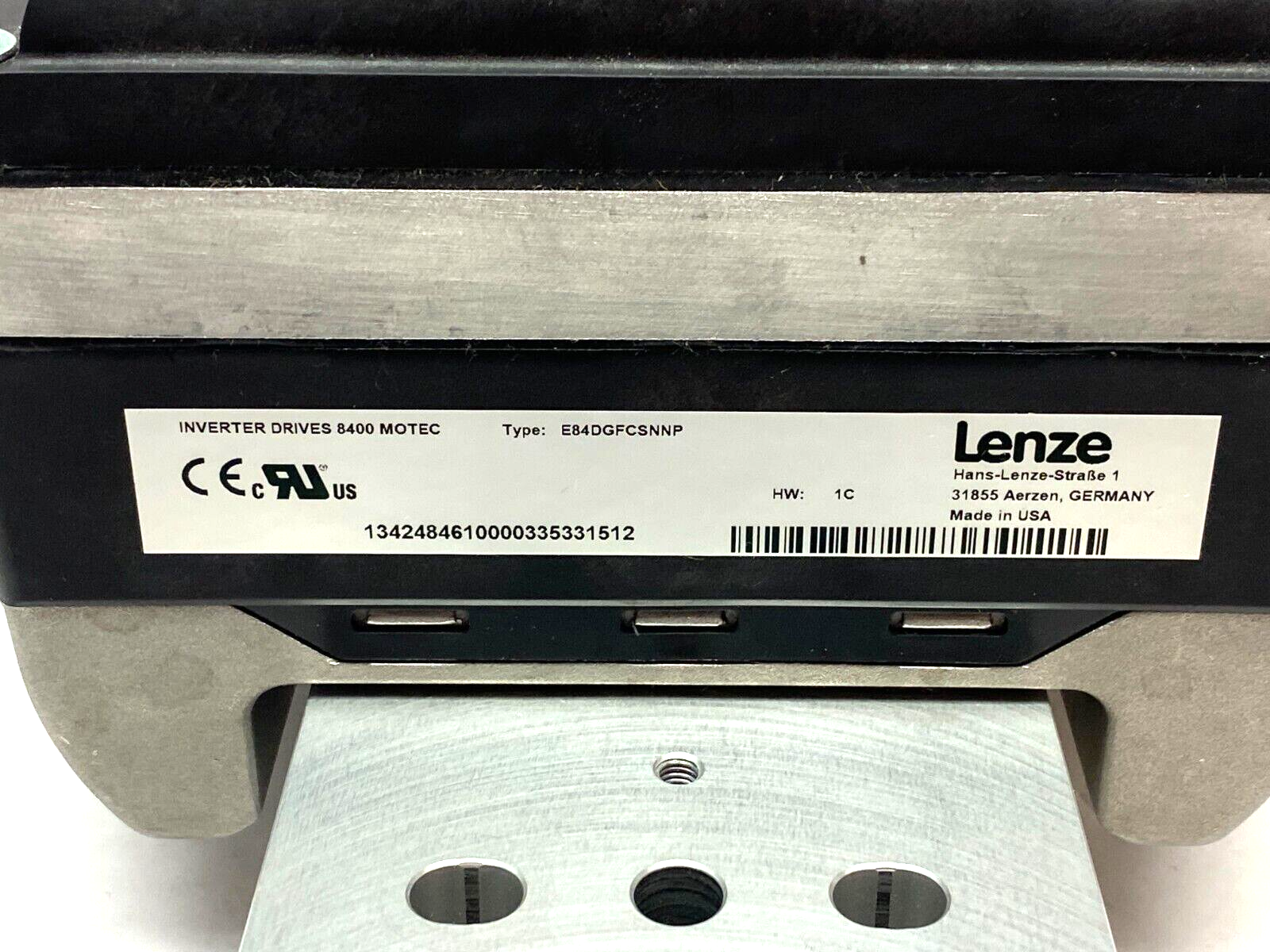 Lenze E84DGDVB55142PS Frequency Inverter Decentralized Drive 8400 motec - New – Open box - Maverick Industrial Sales