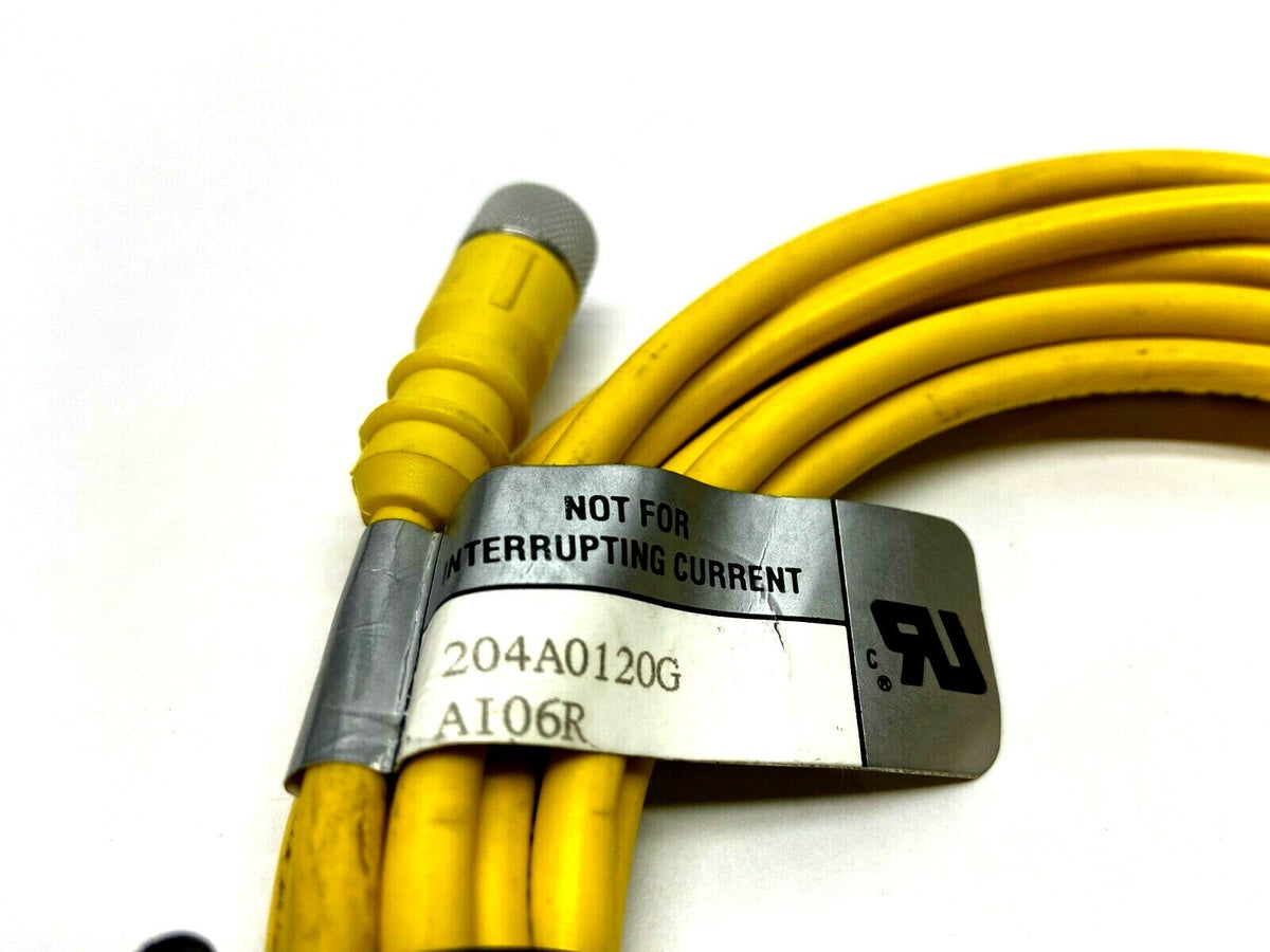 204A0120G | Remke Dual Key Micro-Link Plug Assembly, PVC Braided 4 Pole 12' - Used - Maverick Industrial Sales