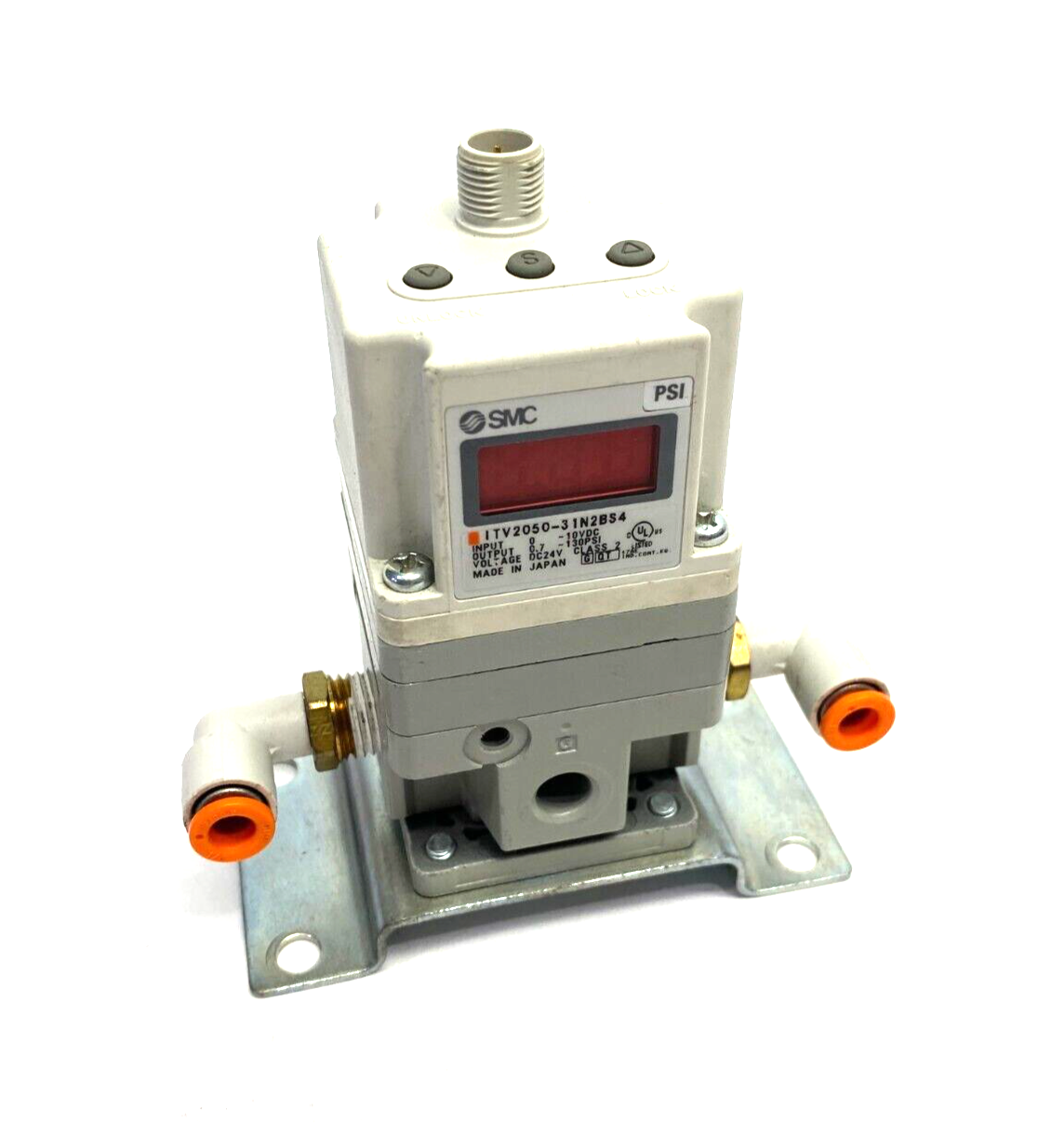 SMC ITV2050-31N2BS4 Electro-Pneumatic Regulator 0-10VDC 0.7-130psi - Maverick Industrial Sales