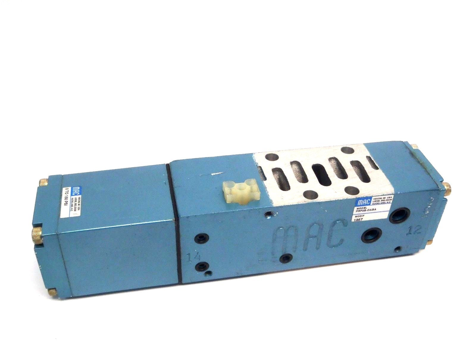 MAC Valves PRP2B-DABA Plug-In Sandwich Pressure Regulator w/ Air Pilot Adjust - Used - Maverick Industrial Sales