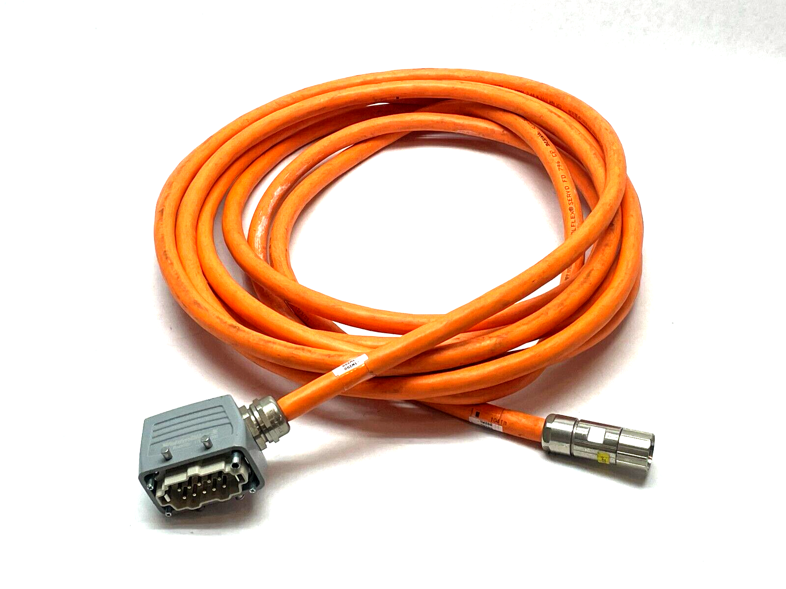 N/A | Fanuc Servo Power Cable 25ft Length 8-Pole M23 HDC Bulkhead - Used - Maverick Industrial Sales