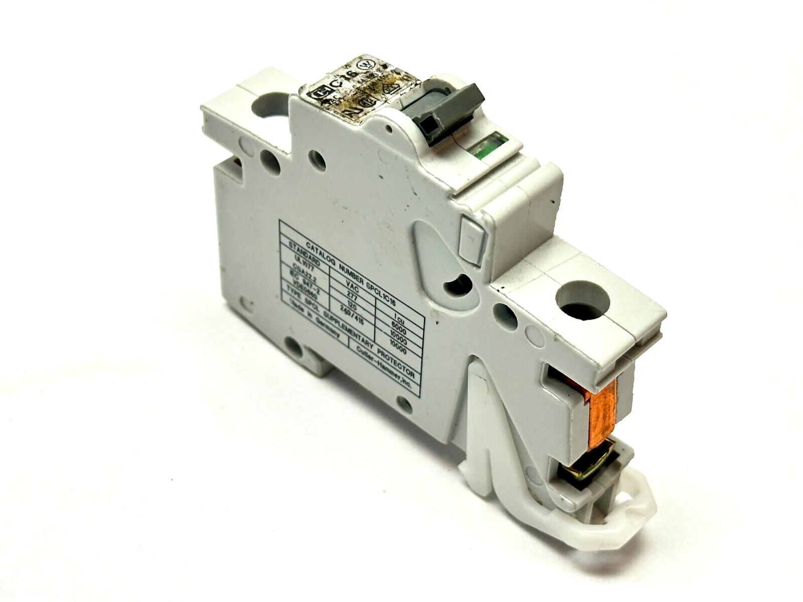 Cutler Hammer SPCL1C16 Circuit Breaker 1-Pole 16A 240/415V 947-2 - Maverick Industrial Sales