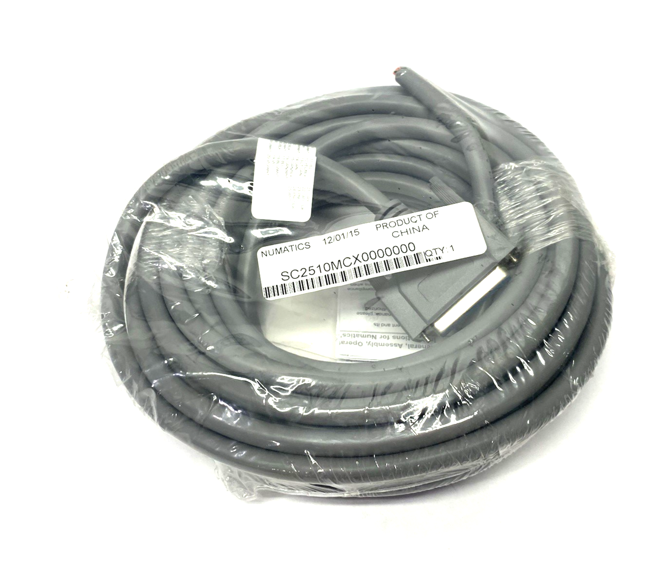Numatics SC2510MCX0000000 Cordset D-Sub Femlae 25-Pin 10M PVC GY 22AWG - Maverick Industrial Sales