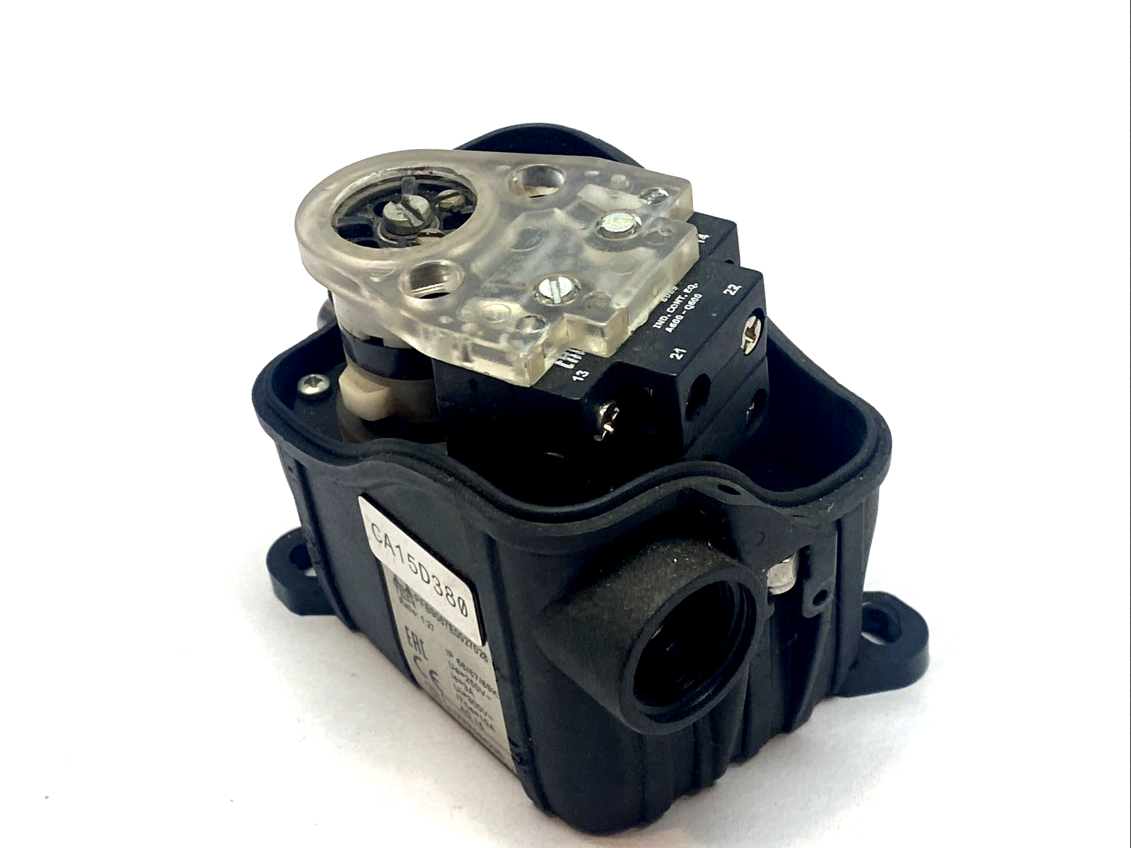 PFB9067E0027028 | TER FOX Rotary Gear Limit Switch IP67 2 Switches 25:1 No Cover - Used - Maverick Industrial Sales