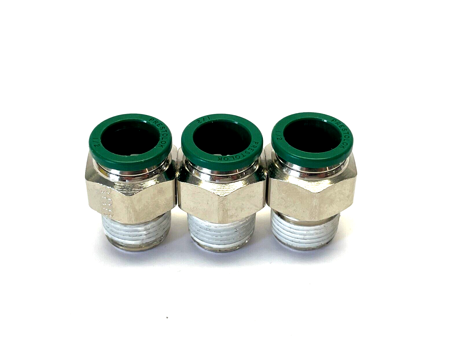 Parker W68PLP-8-6 Push to Connect Fitting LOT OF 3 - New – Open box - Maverick Industrial Sales