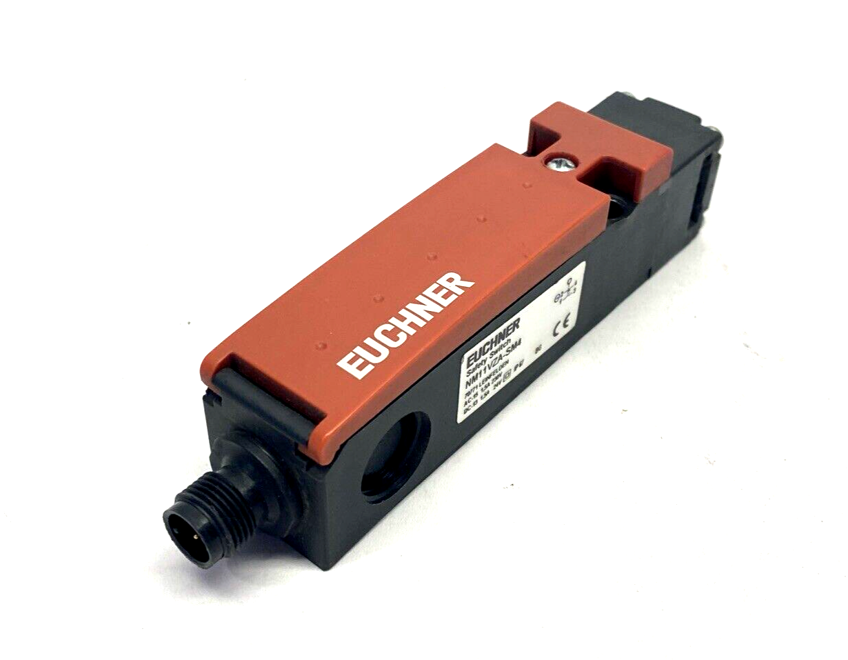 Euchner NM11VZA-SM4 Electromechanical Safety Switch M12 4-Pin Male 085626 - Maverick Industrial Sales