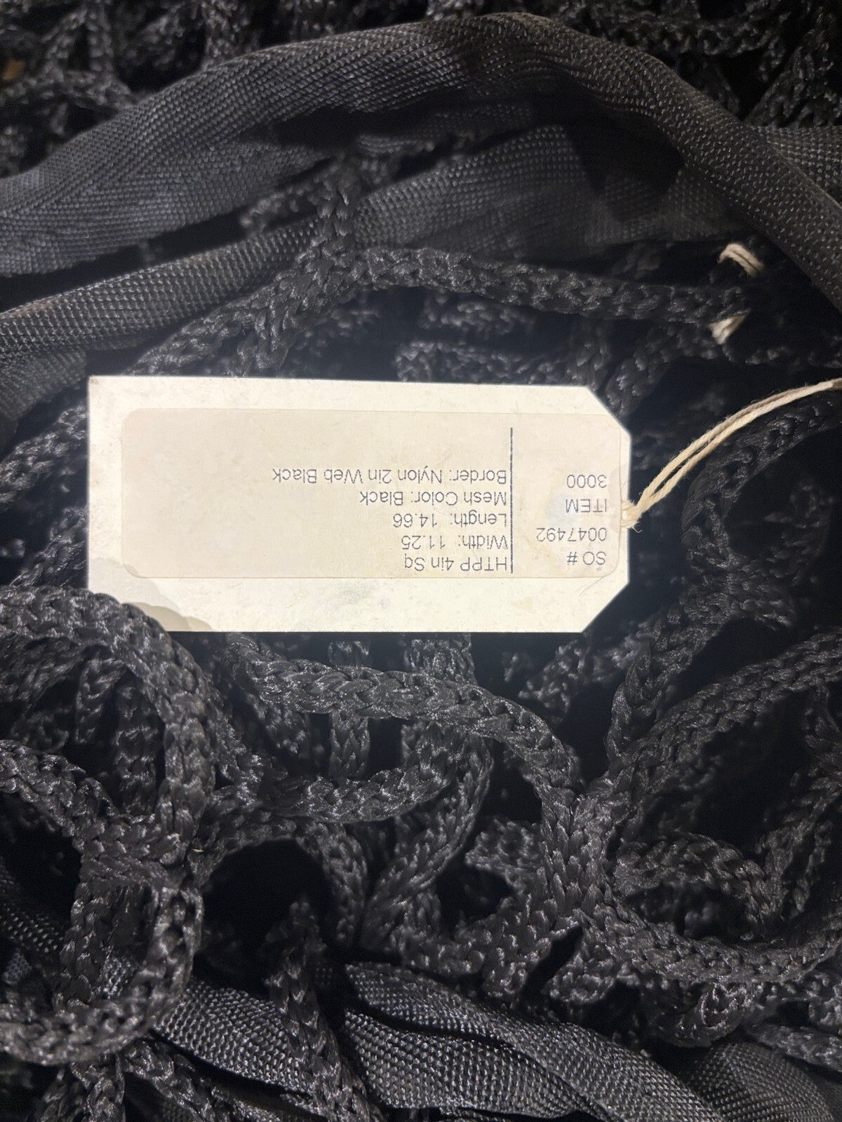 Incord Baynets Pallet Racking Safety Netting / Backing, 3000, LOT OF 17 Sections - Used - Maverick Industrial Sales